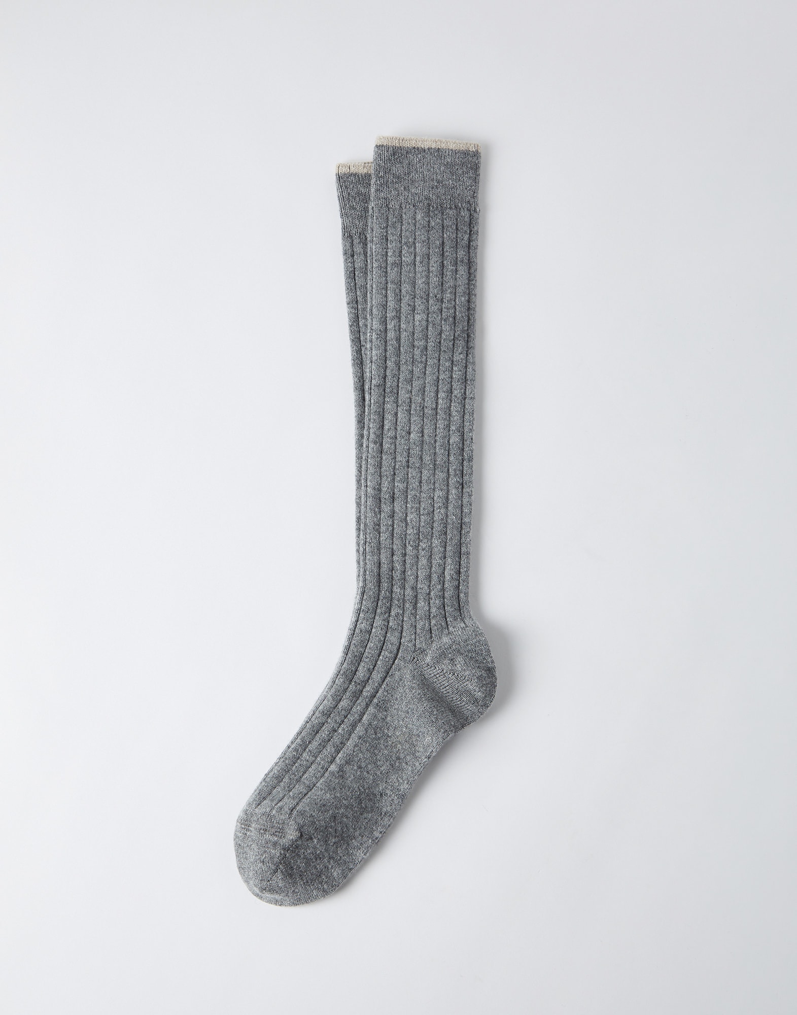 Rib knit socks Dark Grey Man - Brunello Cucinelli