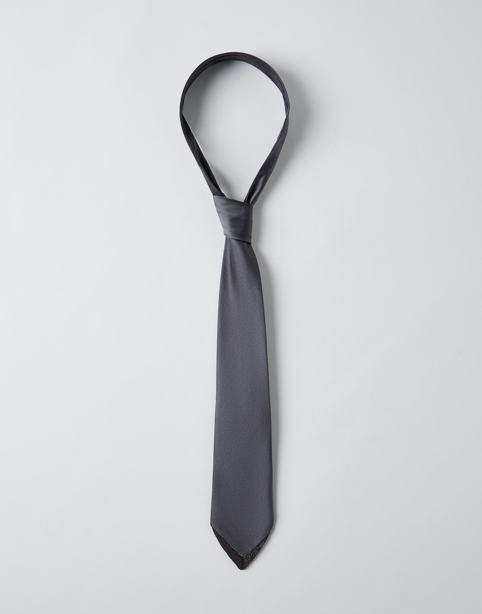 Silk necktie Lead Woman - Brunello Cucinelli