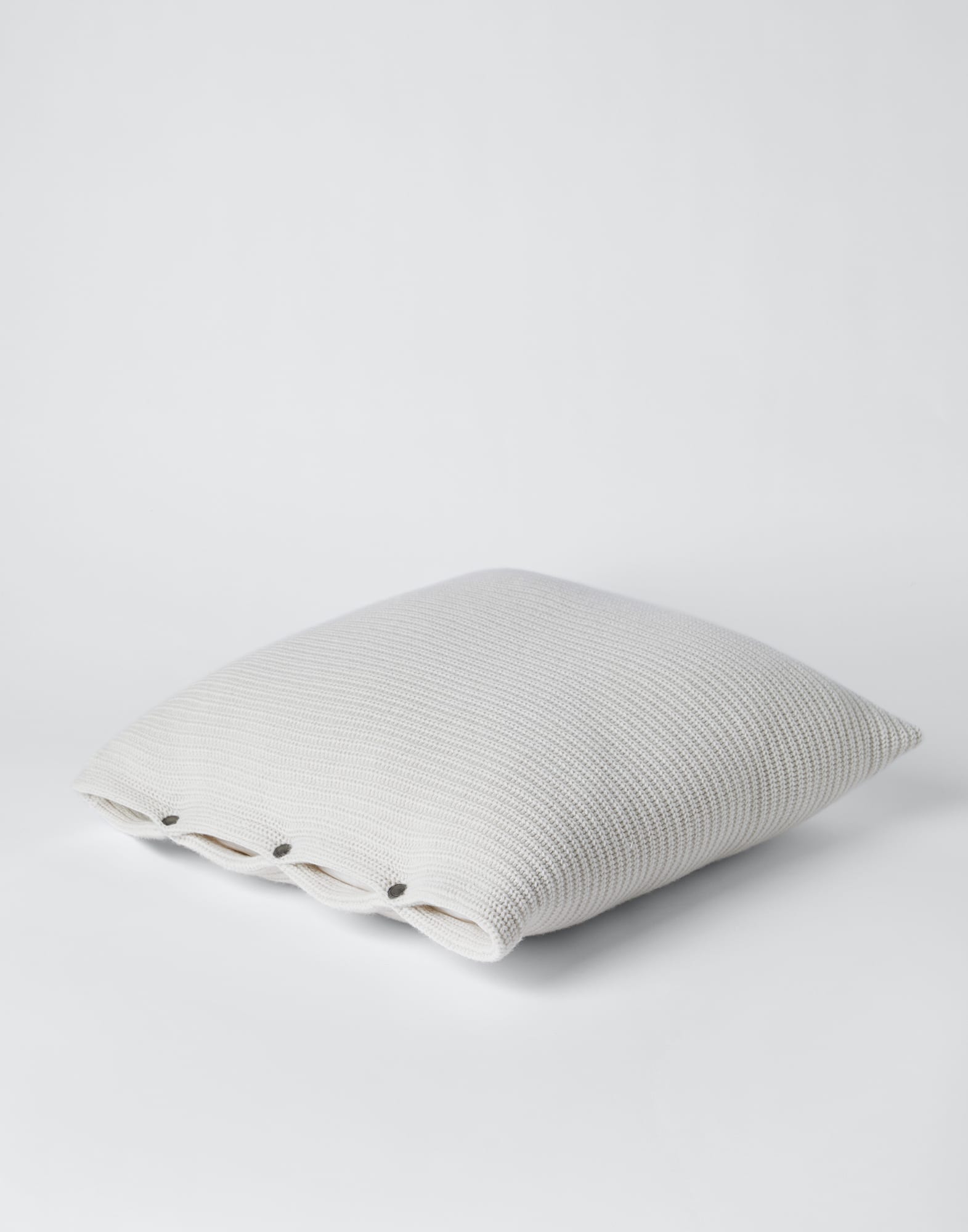 Cushion with cashmere cover White Lifestyle - Brunello Cucinelli