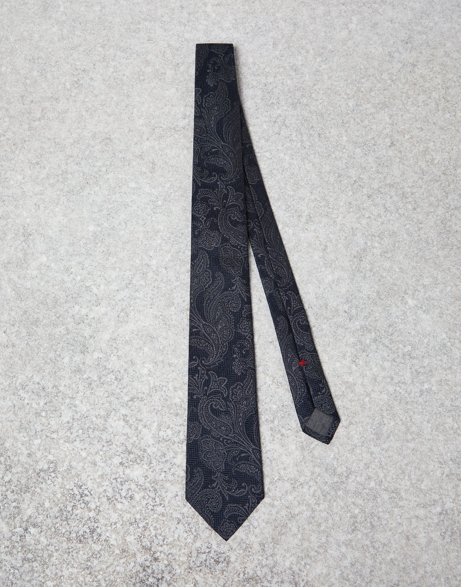 Corbata con diseño Azul Hombre - Brunello Cucinelli