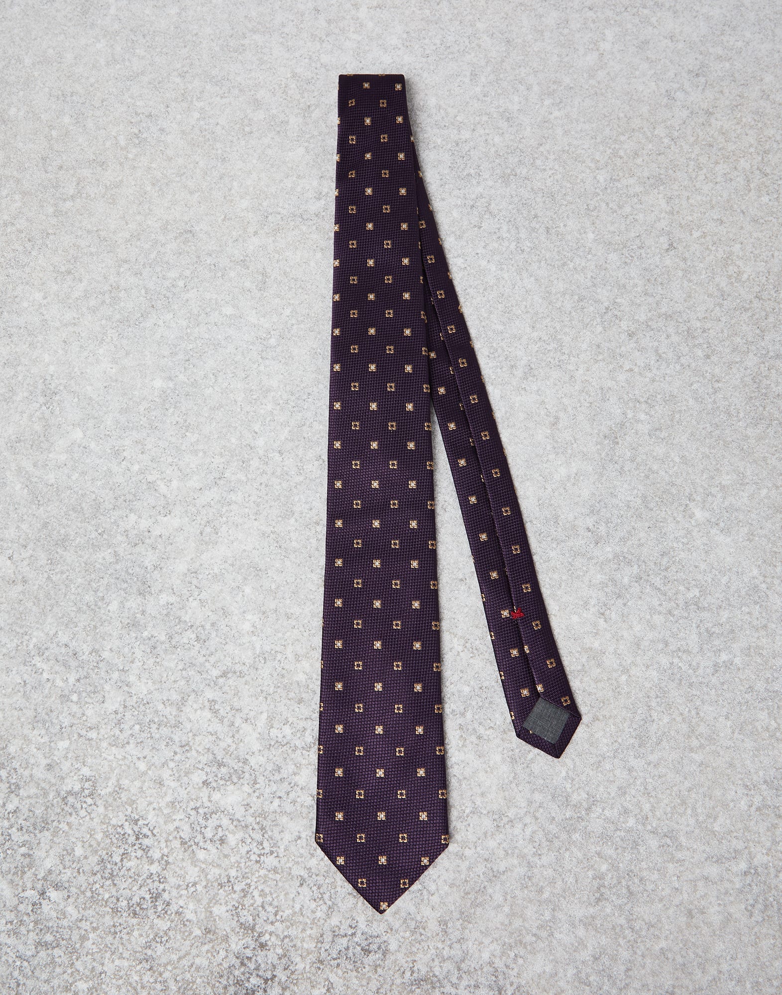 Silk necktie Purple Man - Brunello Cucinelli