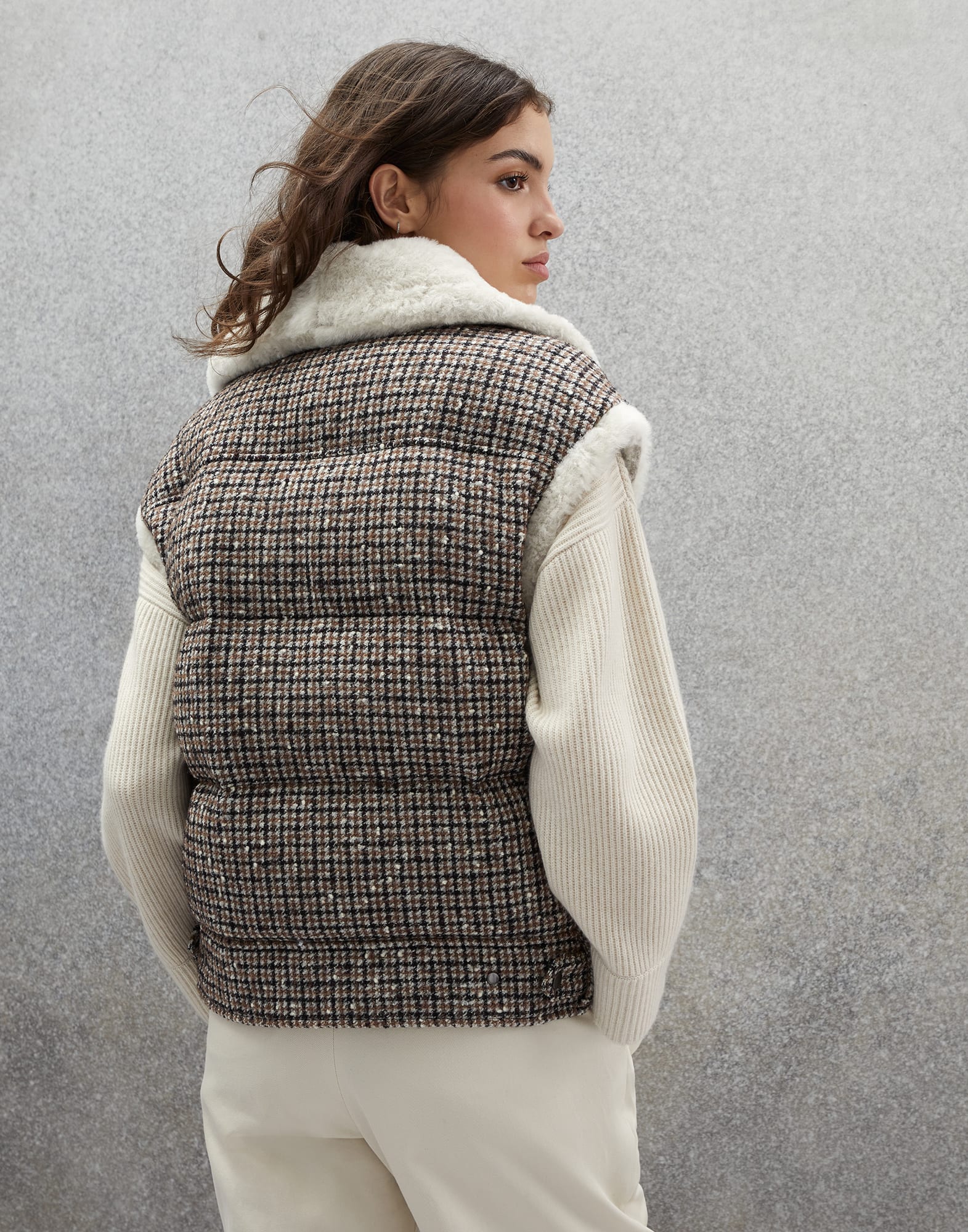 Down Vest - Back view