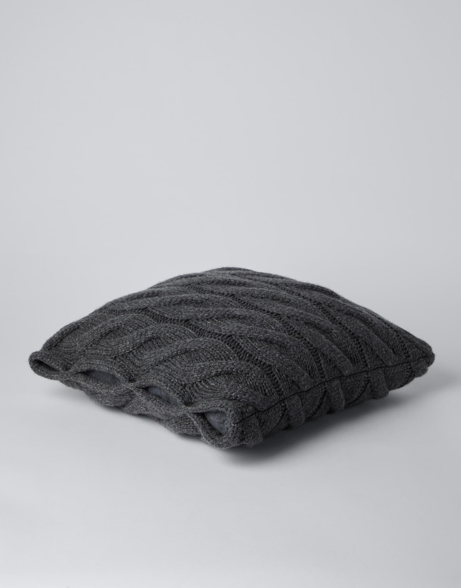 Large knit cushion
