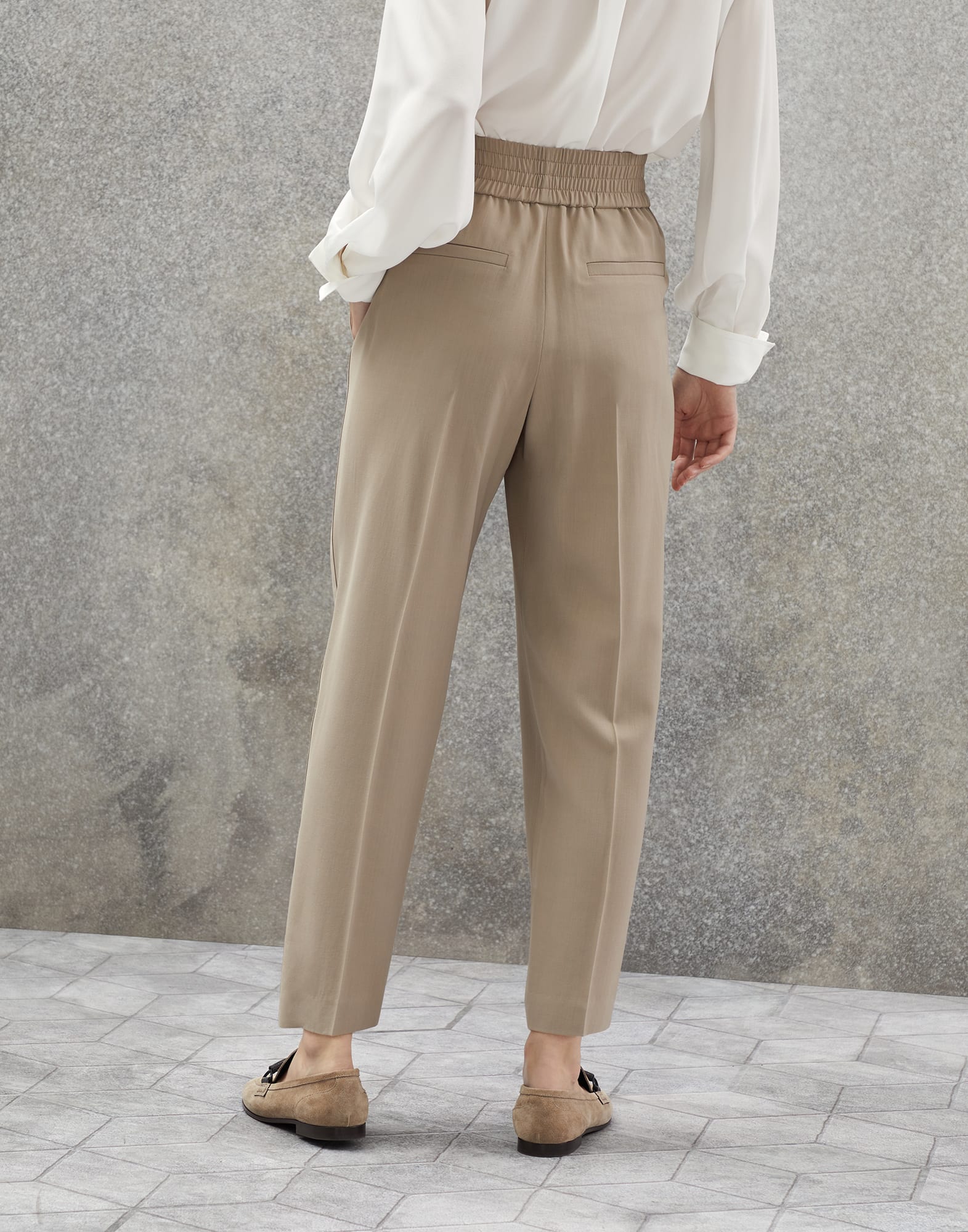 Baggy cigarette trousers