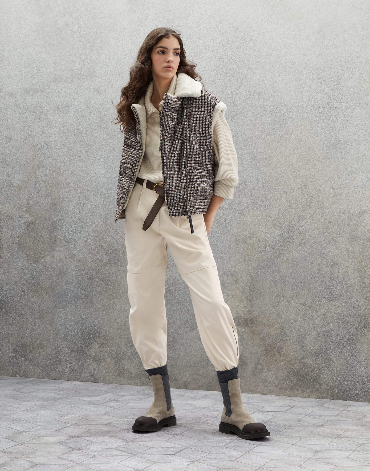 Down Vest - Full look
