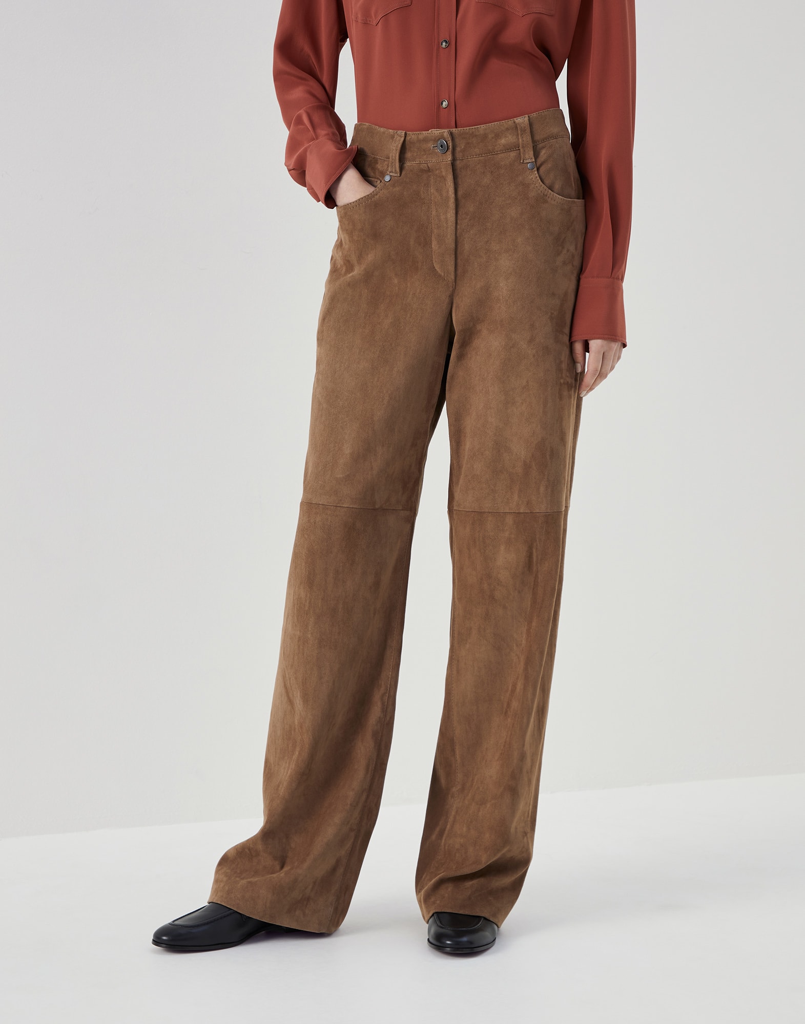 Five-pocket trousers Brown Woman - Brunello Cucinelli