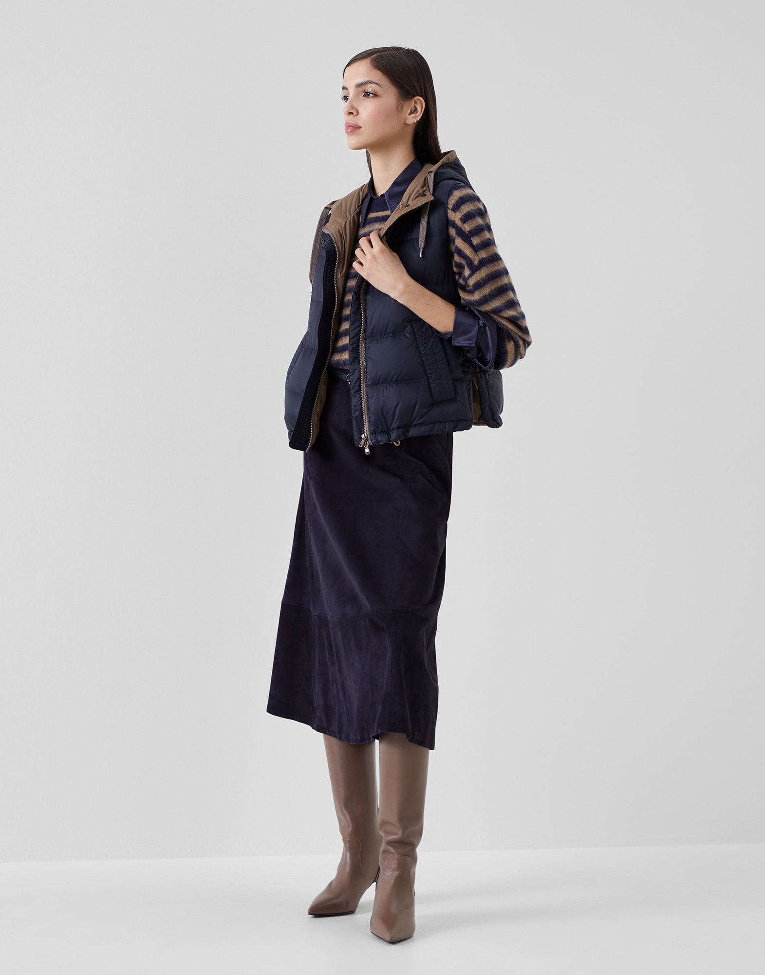 Down Vest - Full look