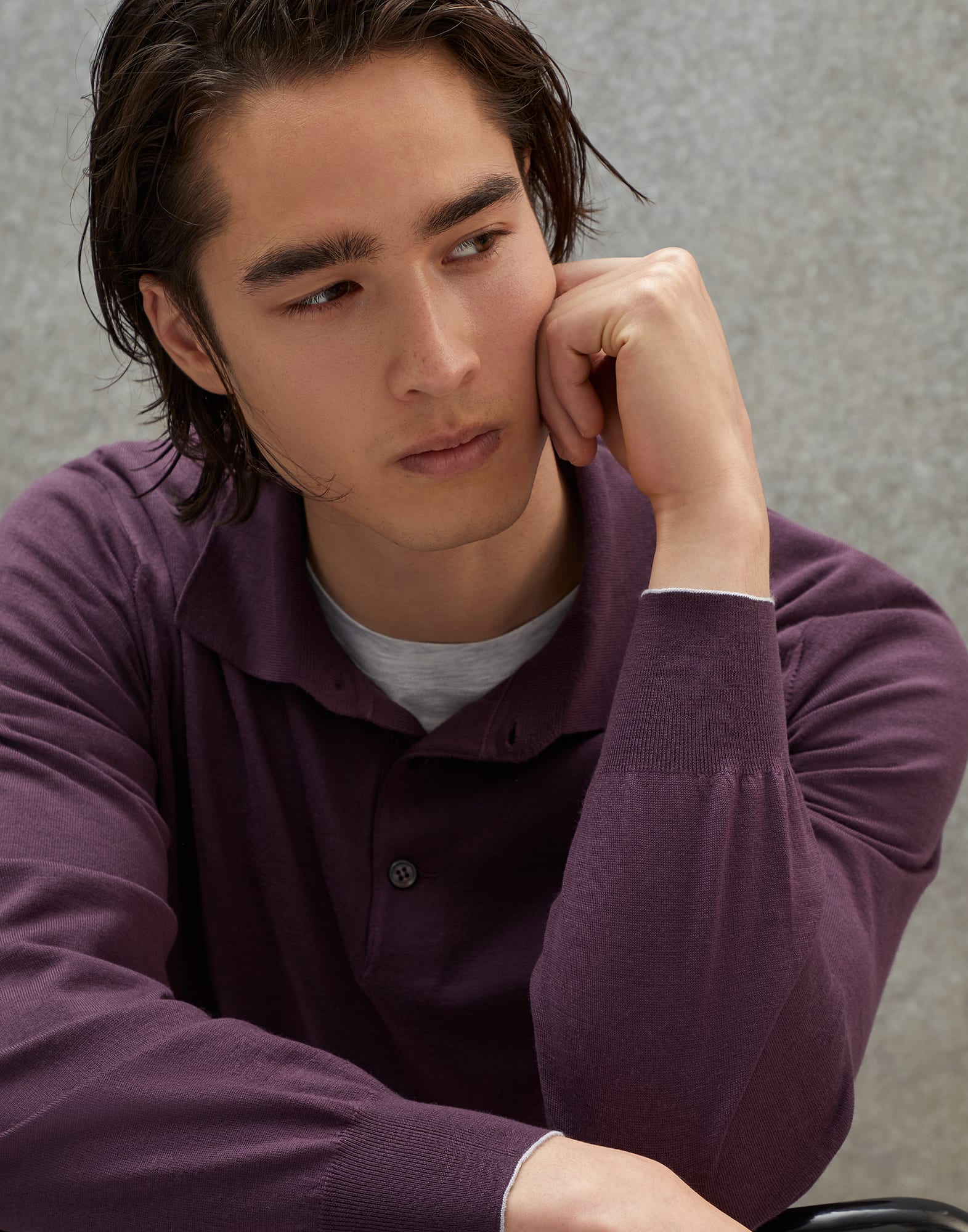 Polo-Style Sweater - Detail view