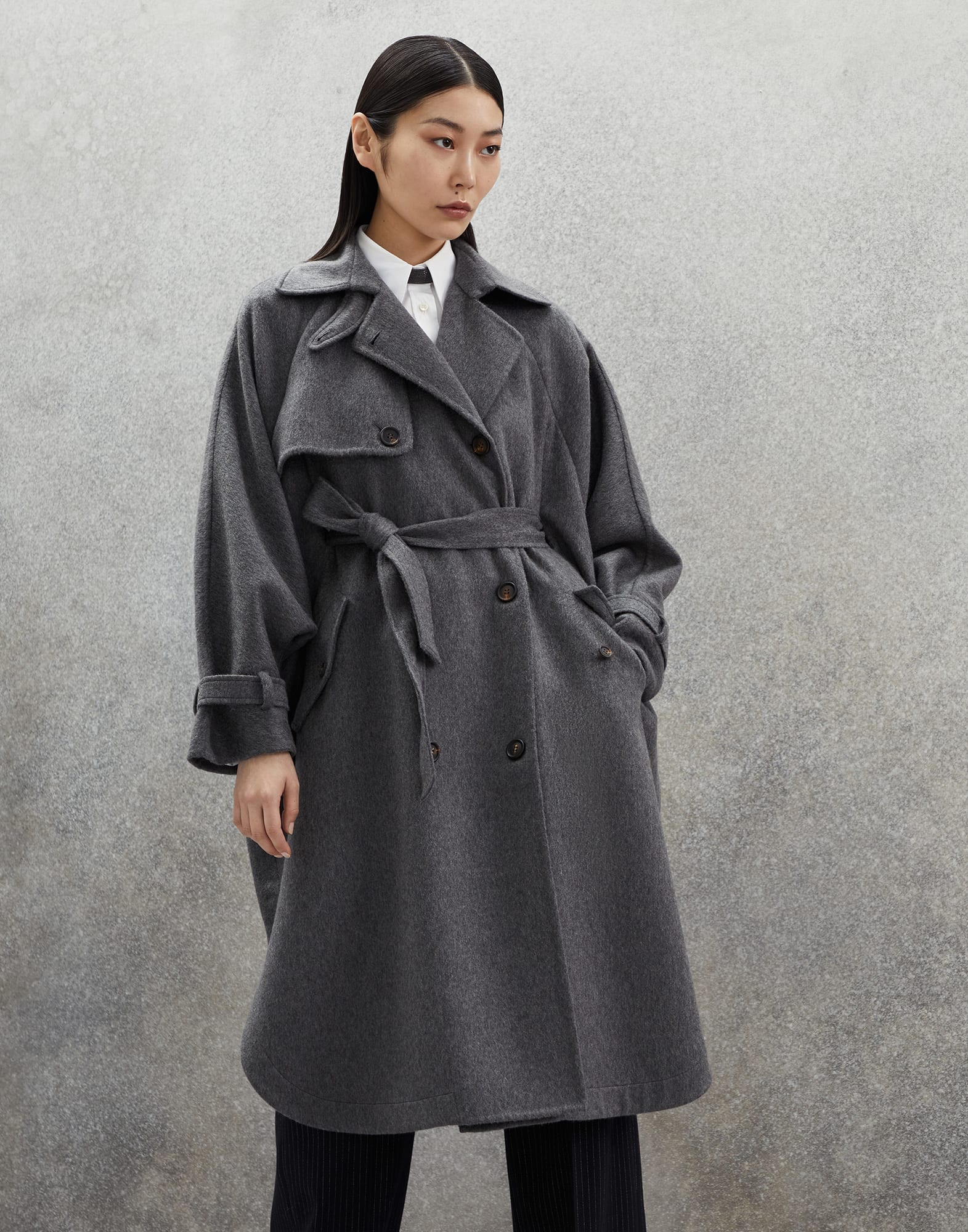 Handmade coat Lead Woman -
                        Brunello Cucinelli
                    