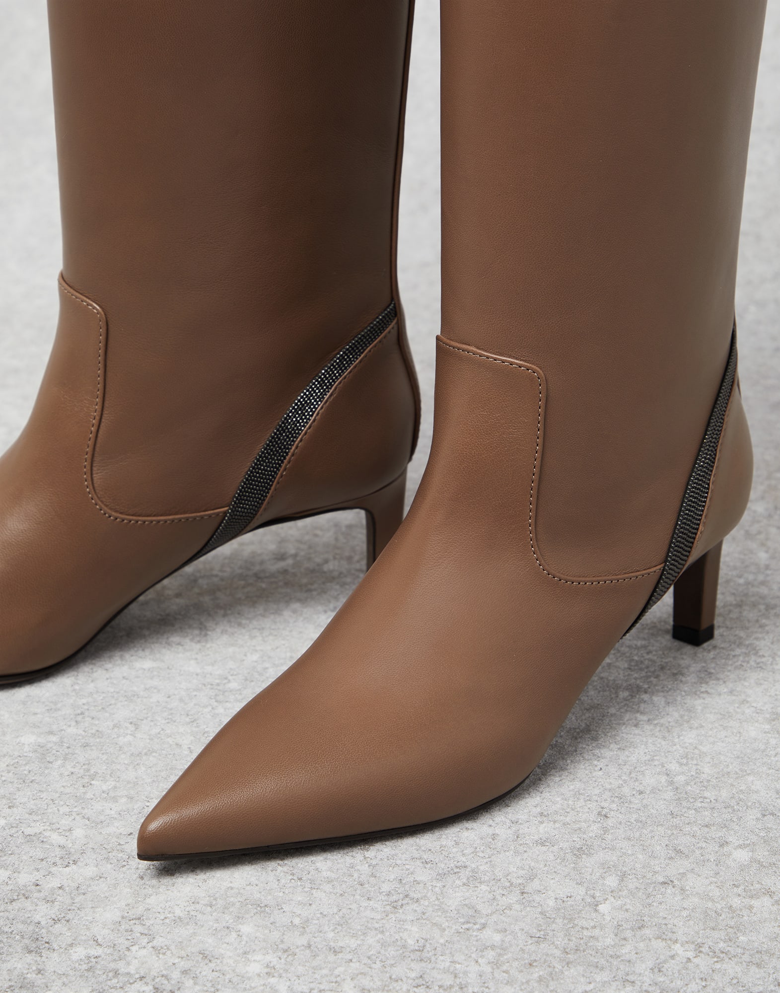 Nappa boots Light Brown Woman - Brunello Cucinelli