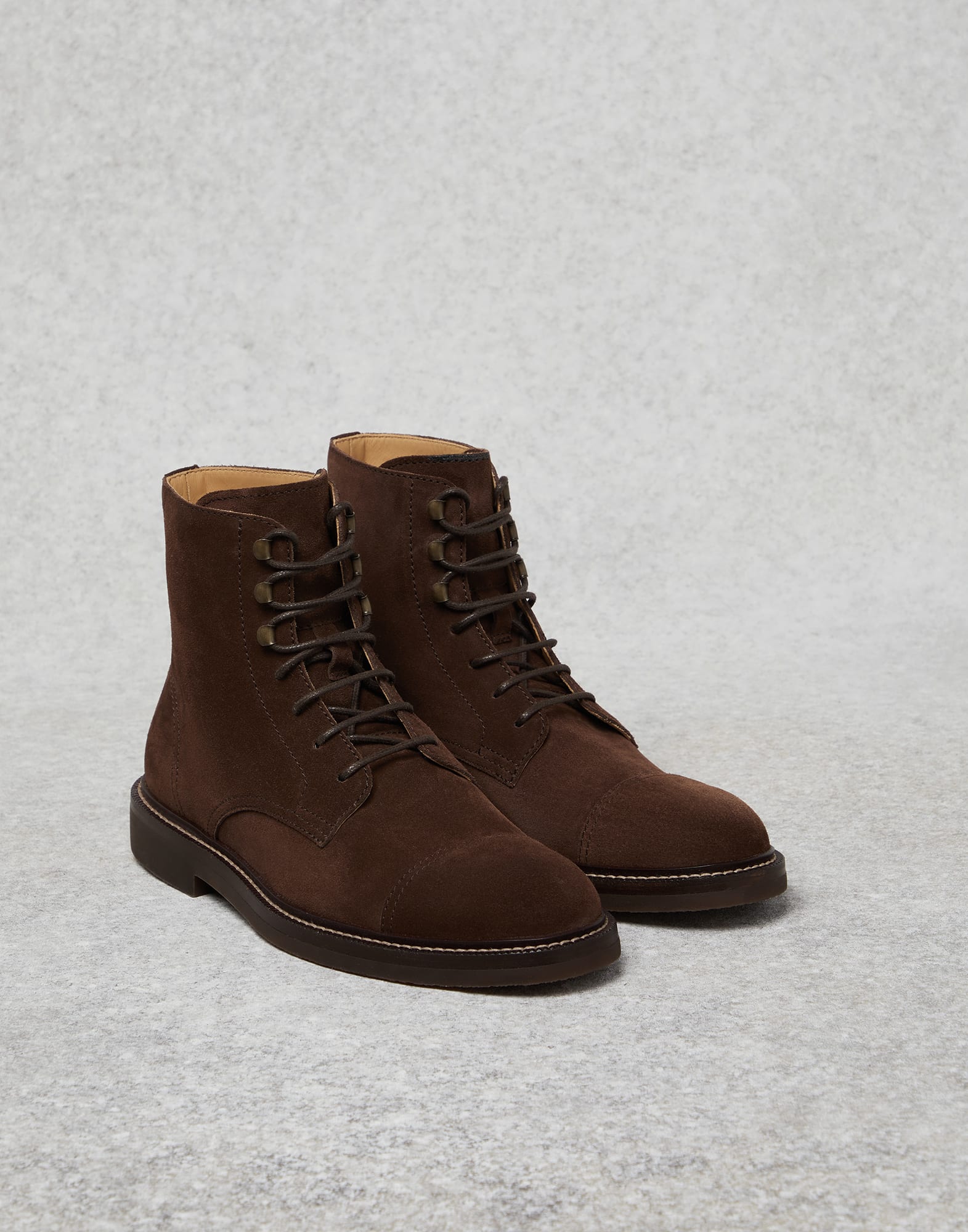 Suede boots Mustang Man - Brunello Cucinelli