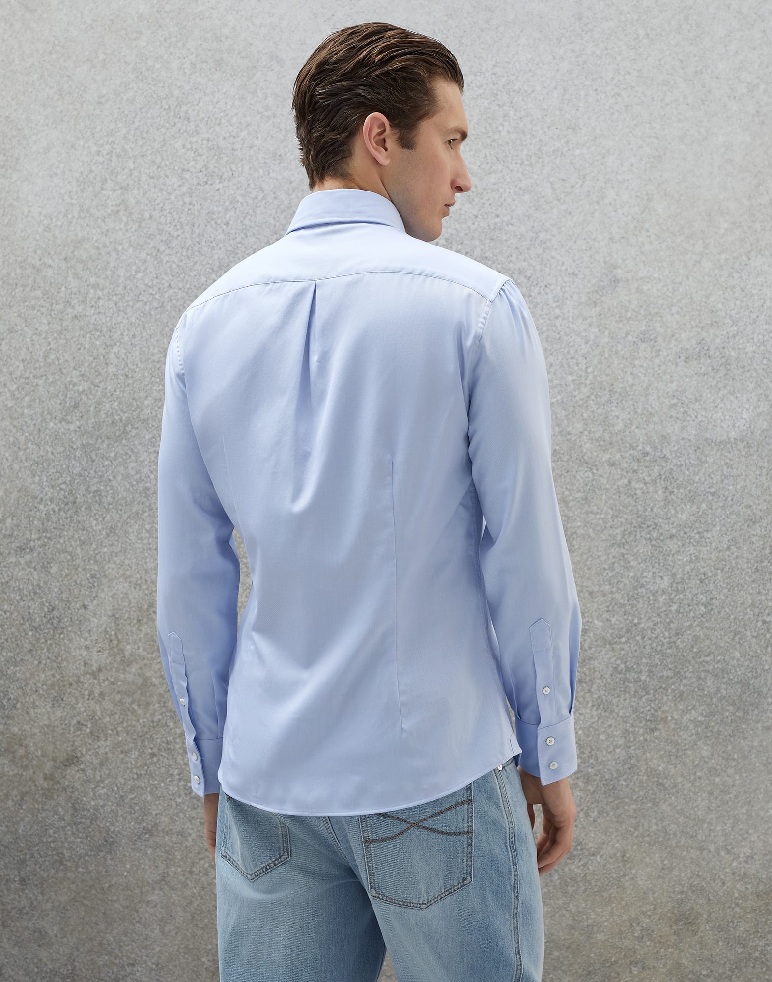 Twill shirt (232MB6991718) for Man | Brunello Cucinelli