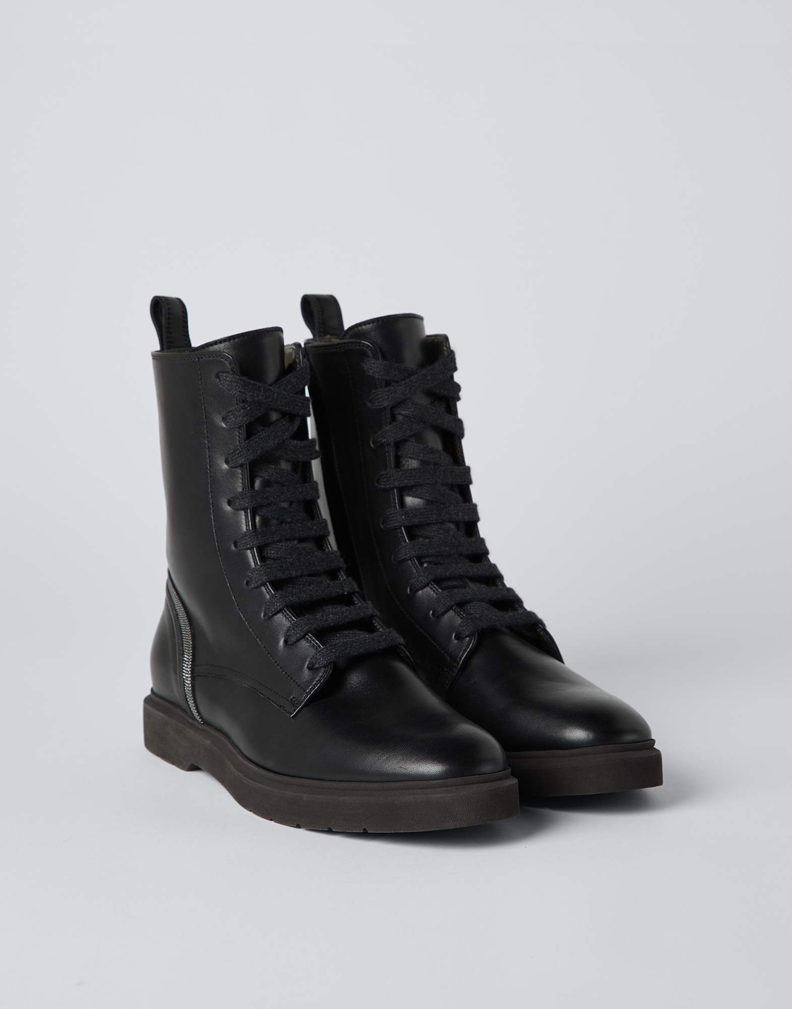 Calfskin boots Black Woman - Brunello Cucinelli