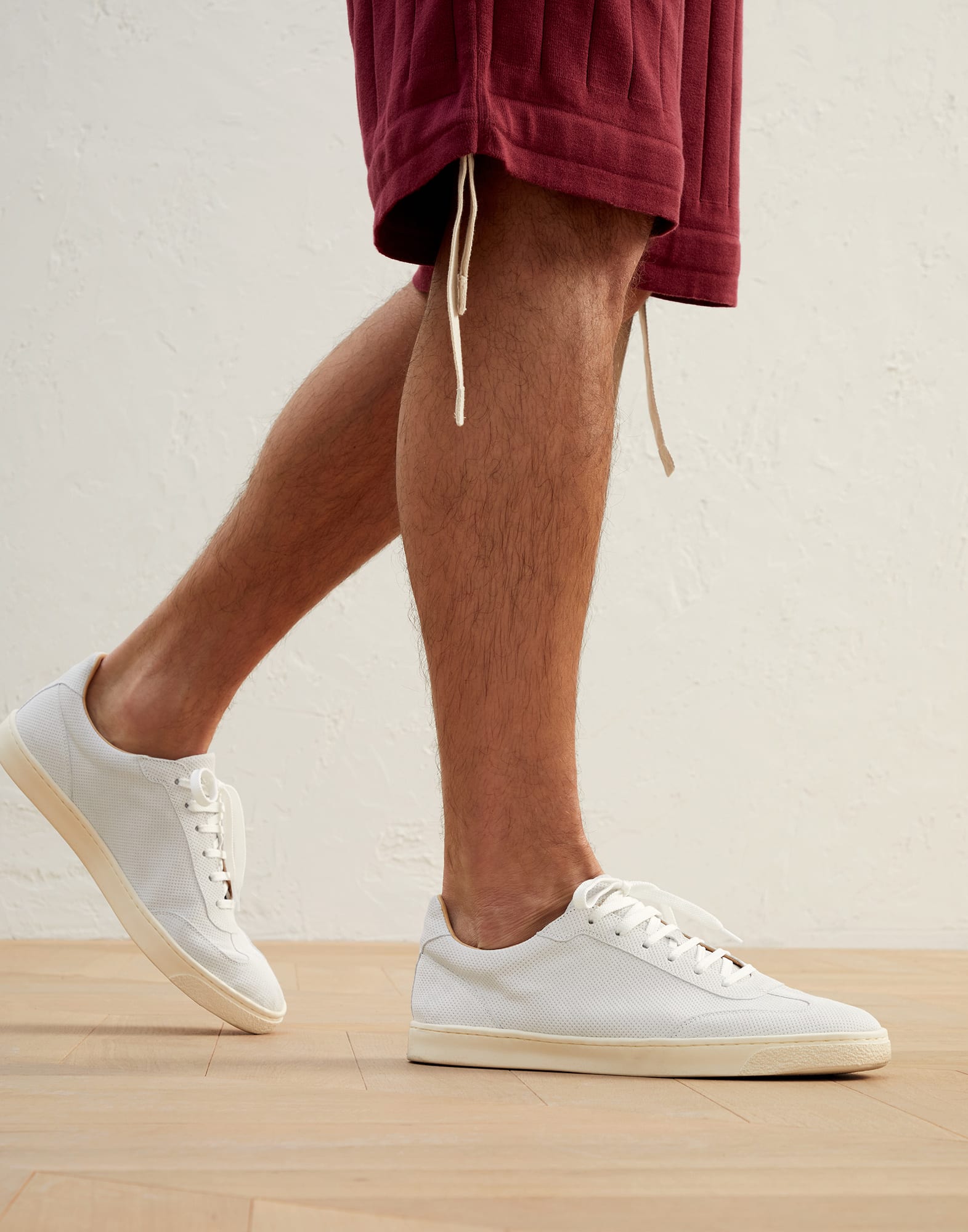 Brunello Cucinelli Classic Sneaker White Calf at