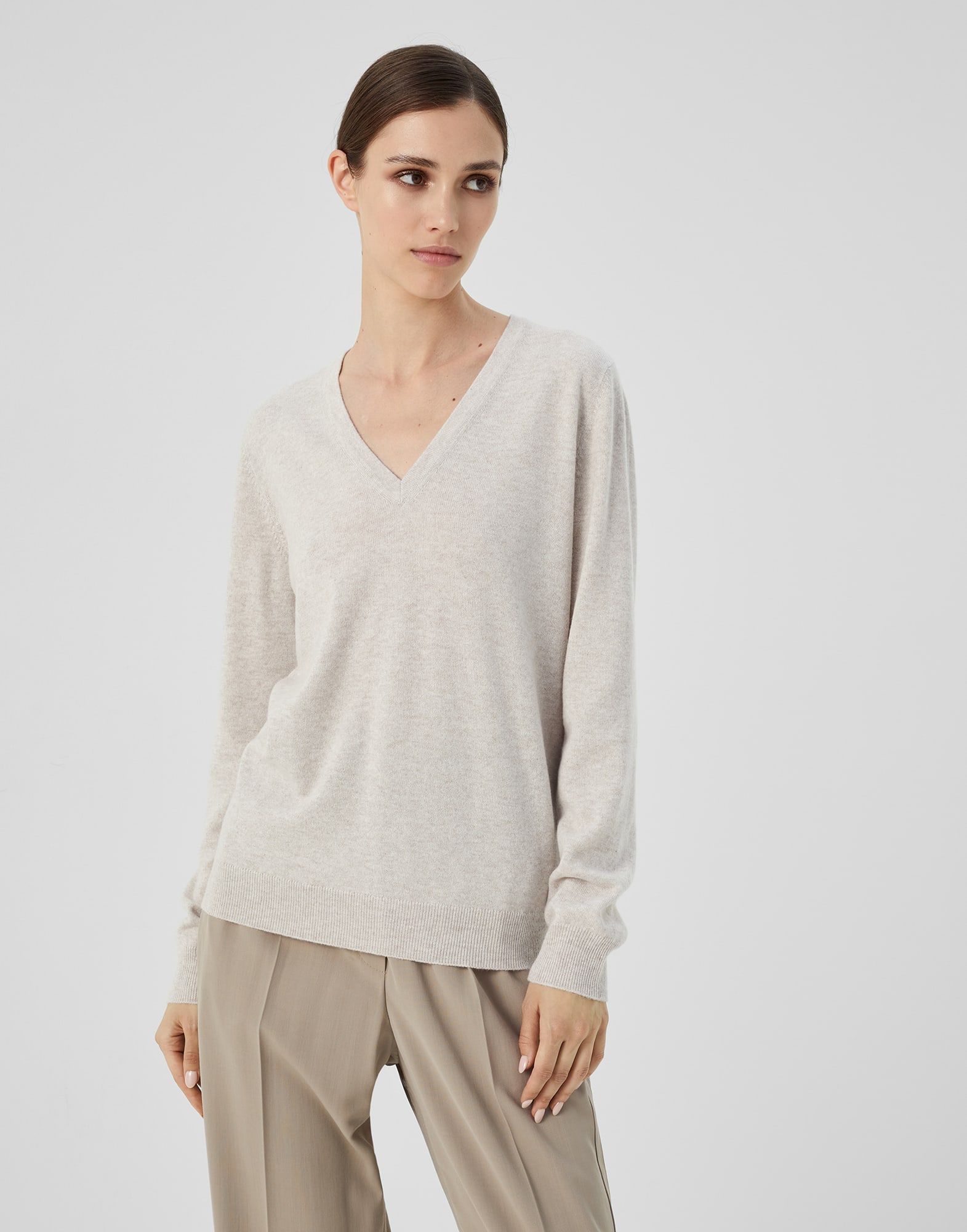 Cashmere Weekend V-Neck Sweater in V-Neck