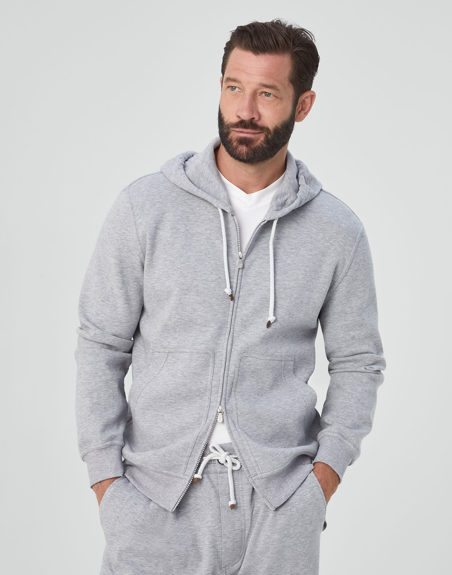 Sweatshirt with hood Grey Man -
                        Brunello Cucinelli
                    