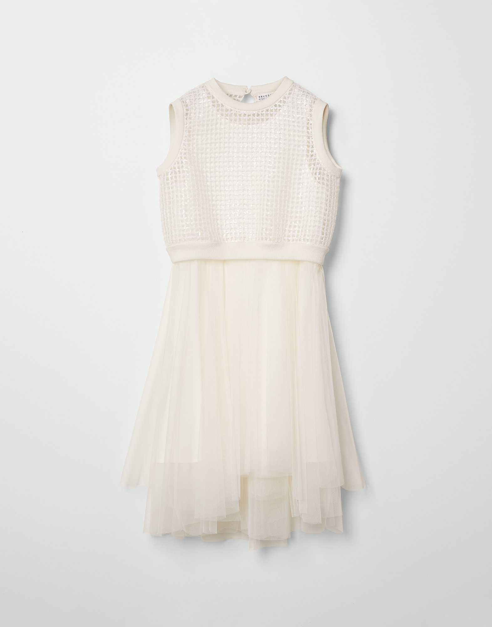 Brunello Cucinelli Logo Embroidered Short Dress