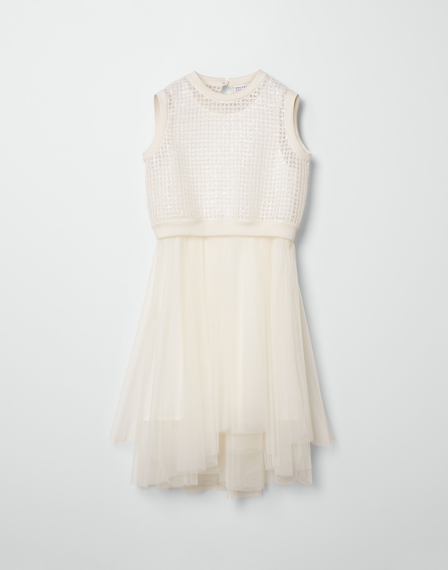 Dress with embroidery Panama Girls - Brunello Cucinelli