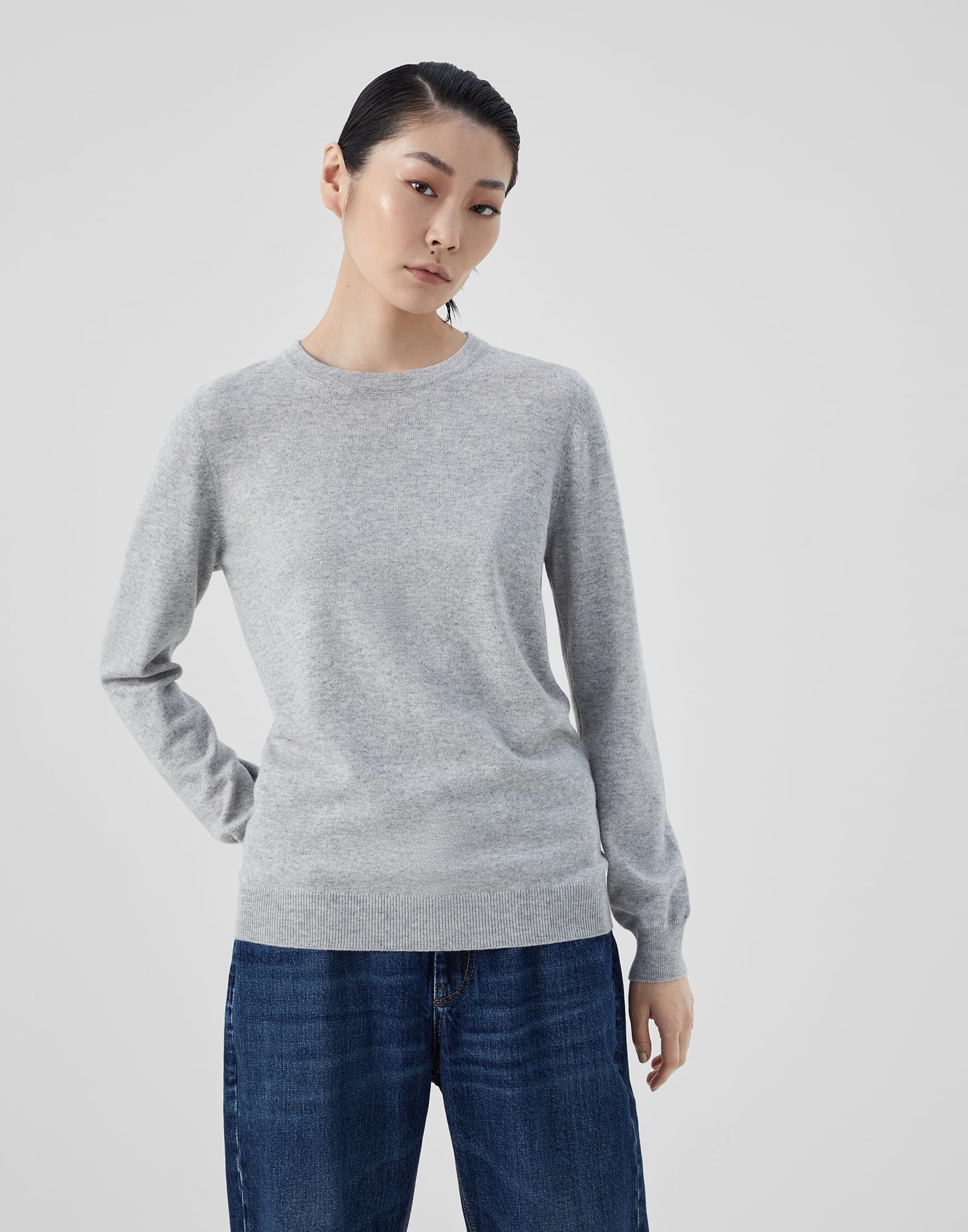 BRUNELLO CUCINELLI: cashmere sweater - Ice