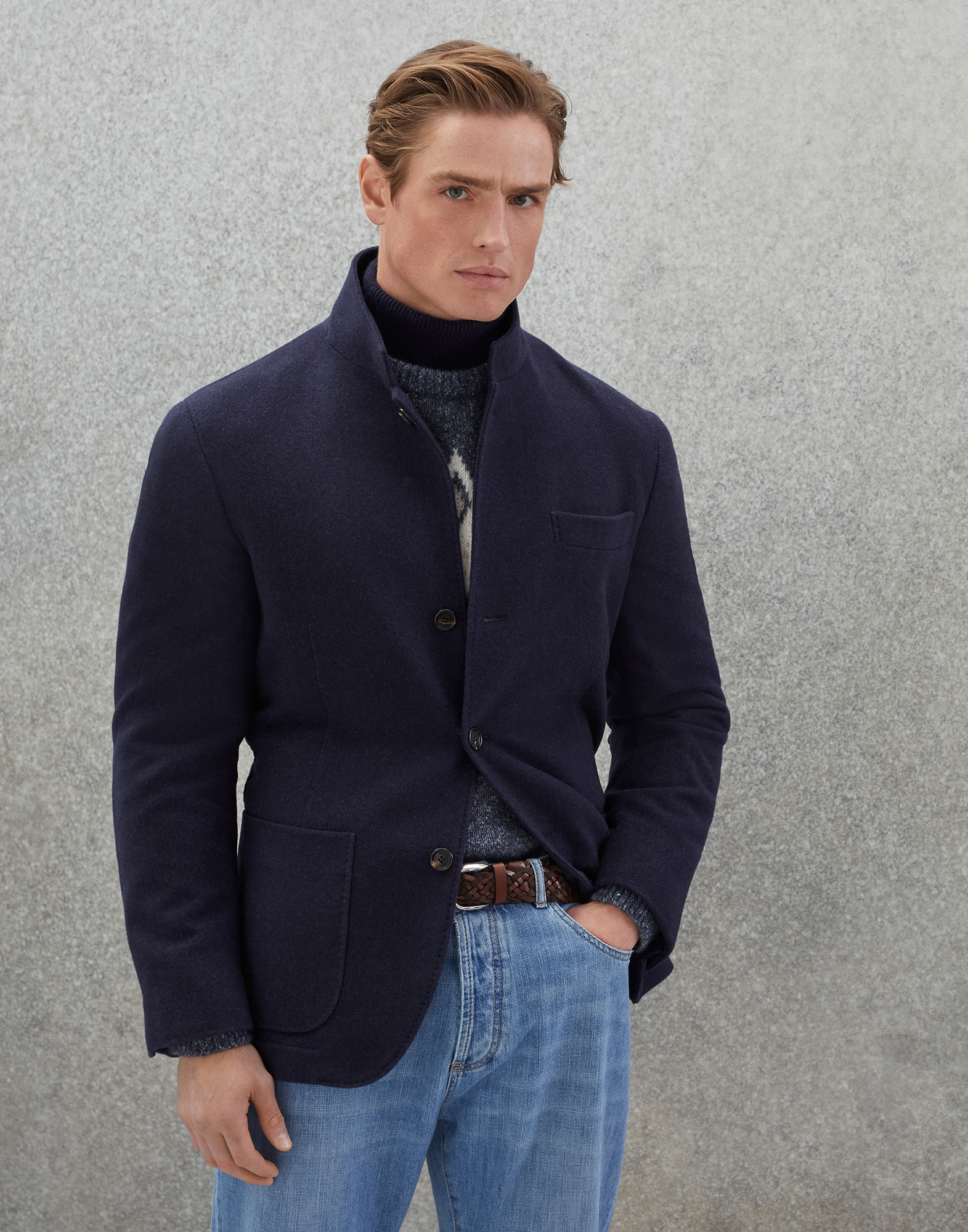 Jacket-style outerwear (232MT4976265) for Man | Brunello Cucinelli