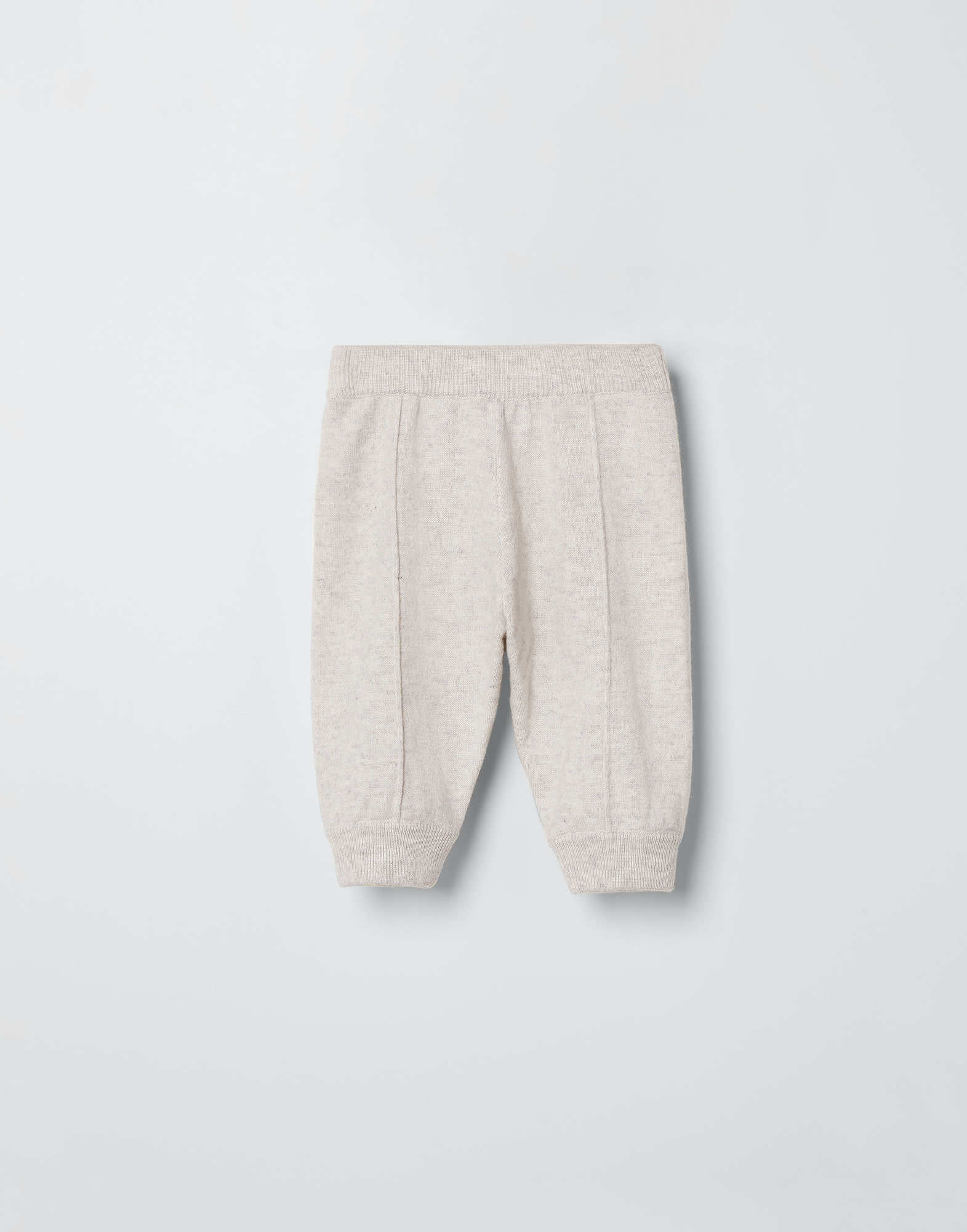 Cashmere knit baby trousers