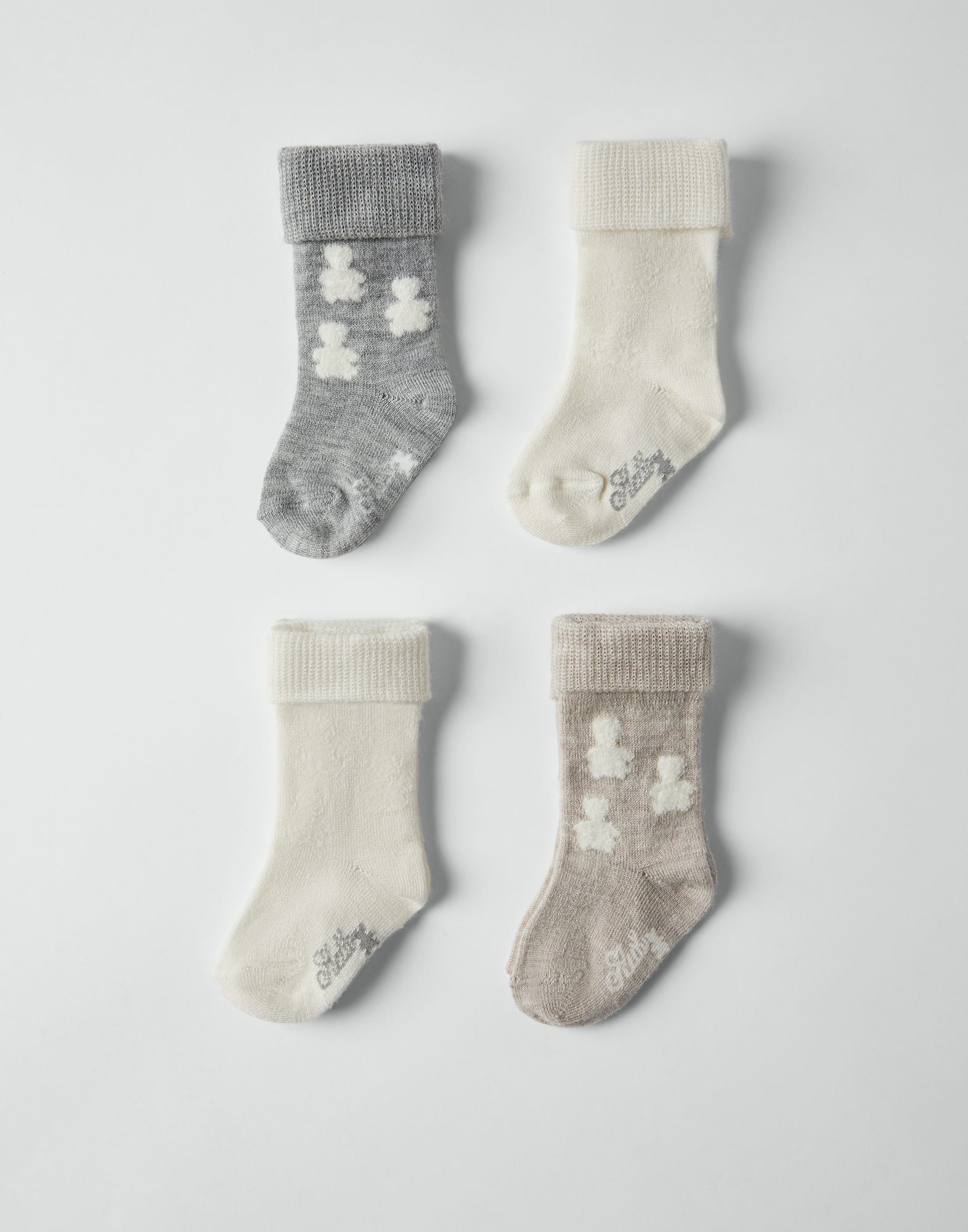 Baby socks Grey Baby - Brunello Cucinelli