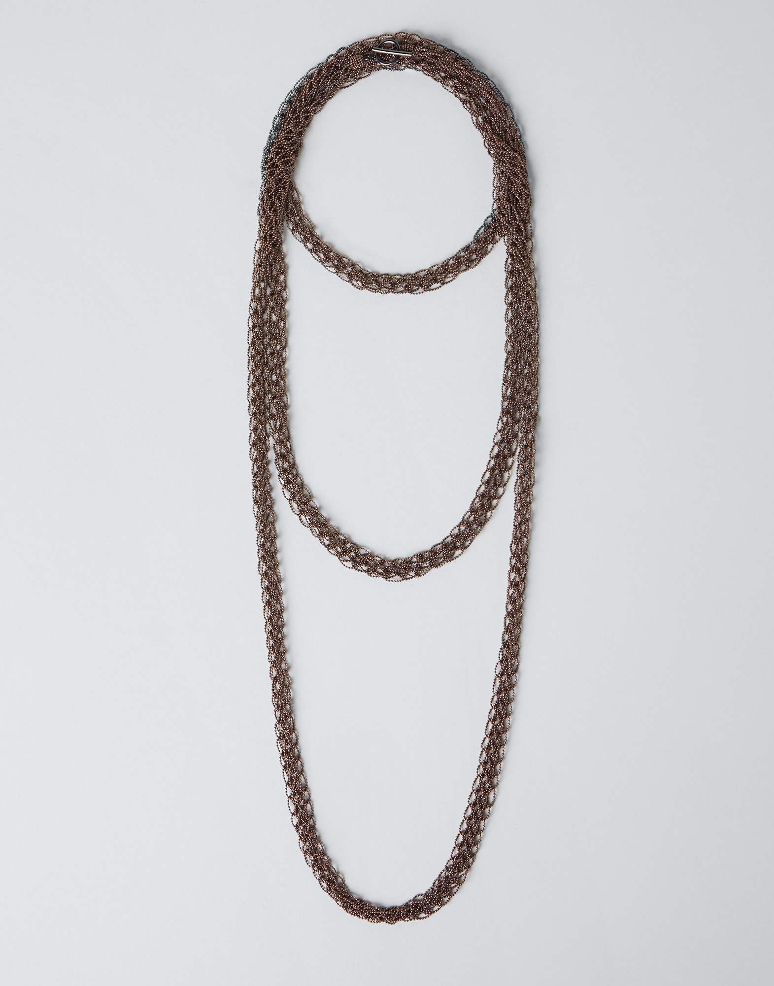Halskette „Precious Loops“ Rotbraun Damen - Brunello Cucinelli
