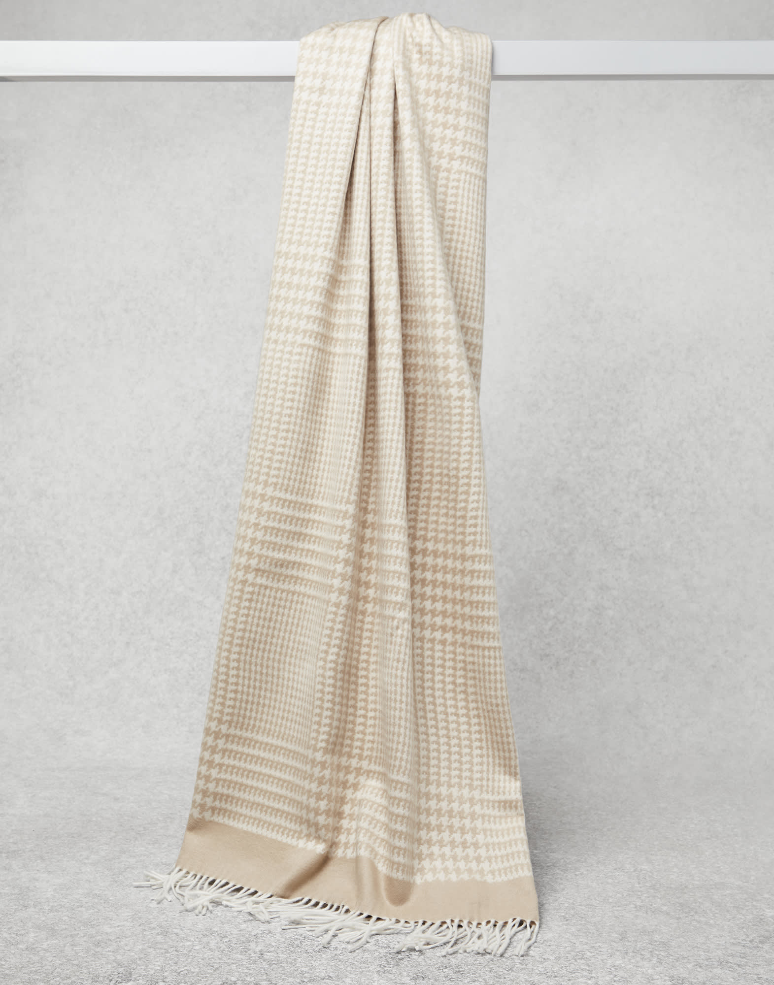 Silk scarf Beige Woman - Brunello Cucinelli