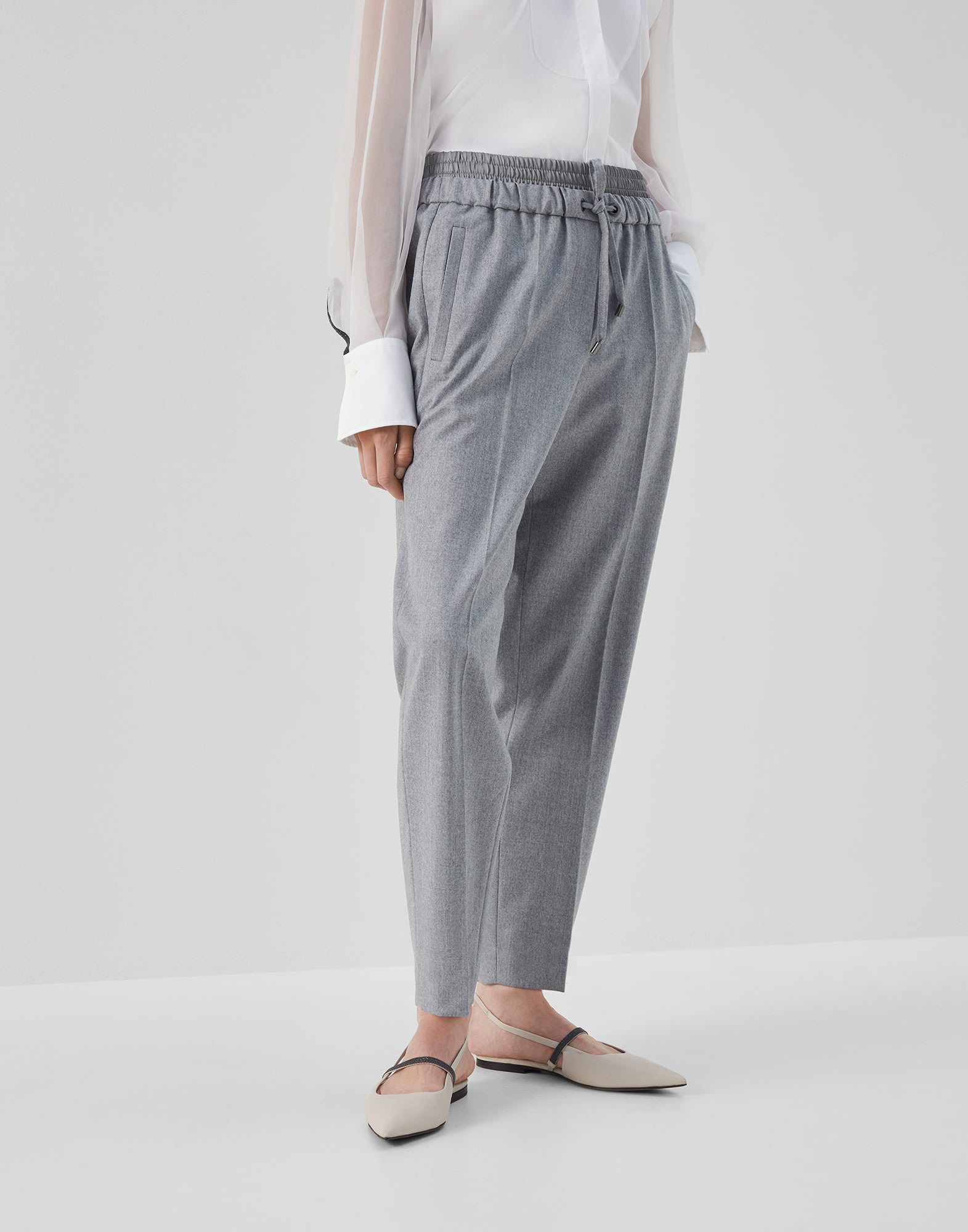 Baggy cigarette trousers
