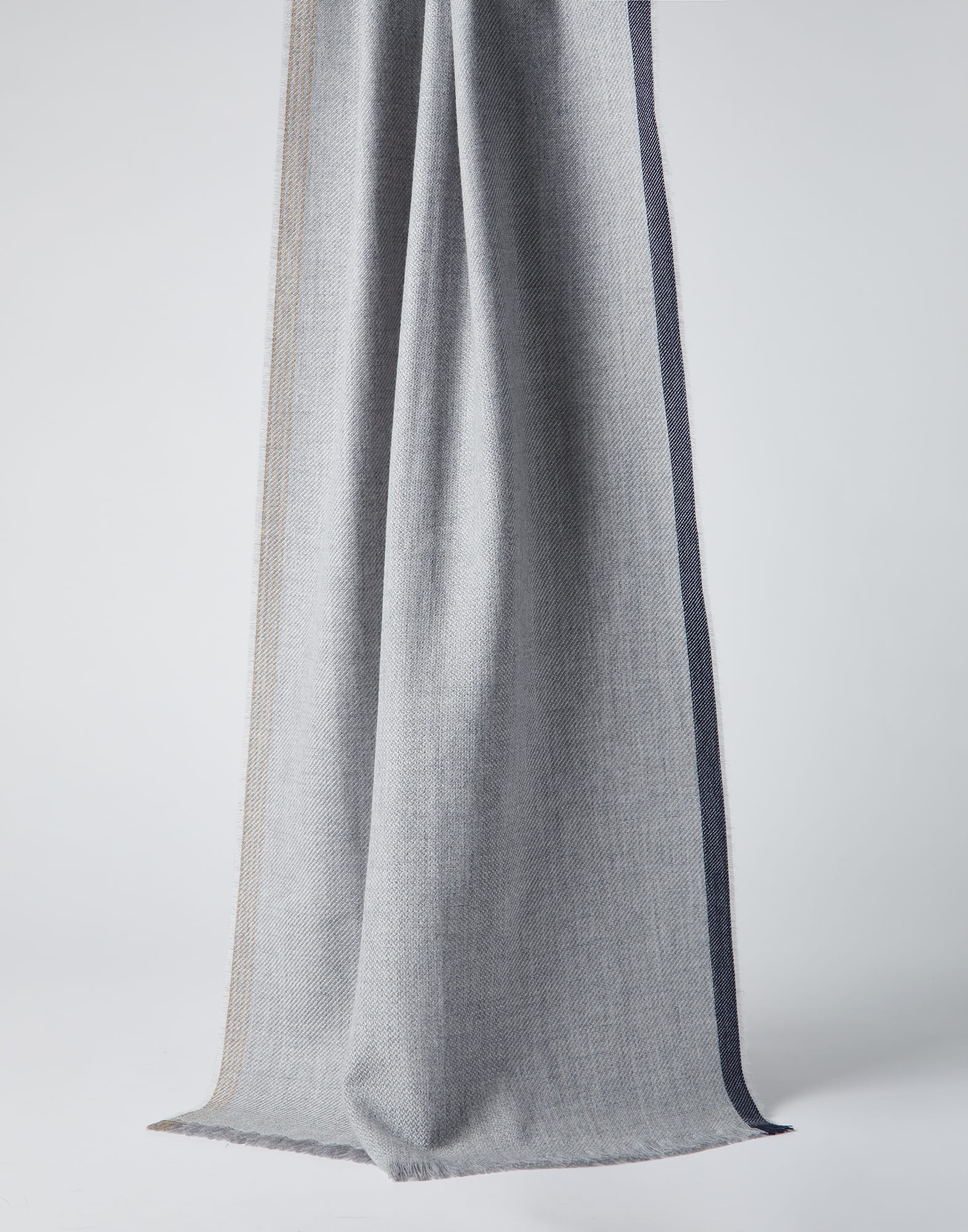 Scarf Pearl Grey Man - Brunello Cucinelli