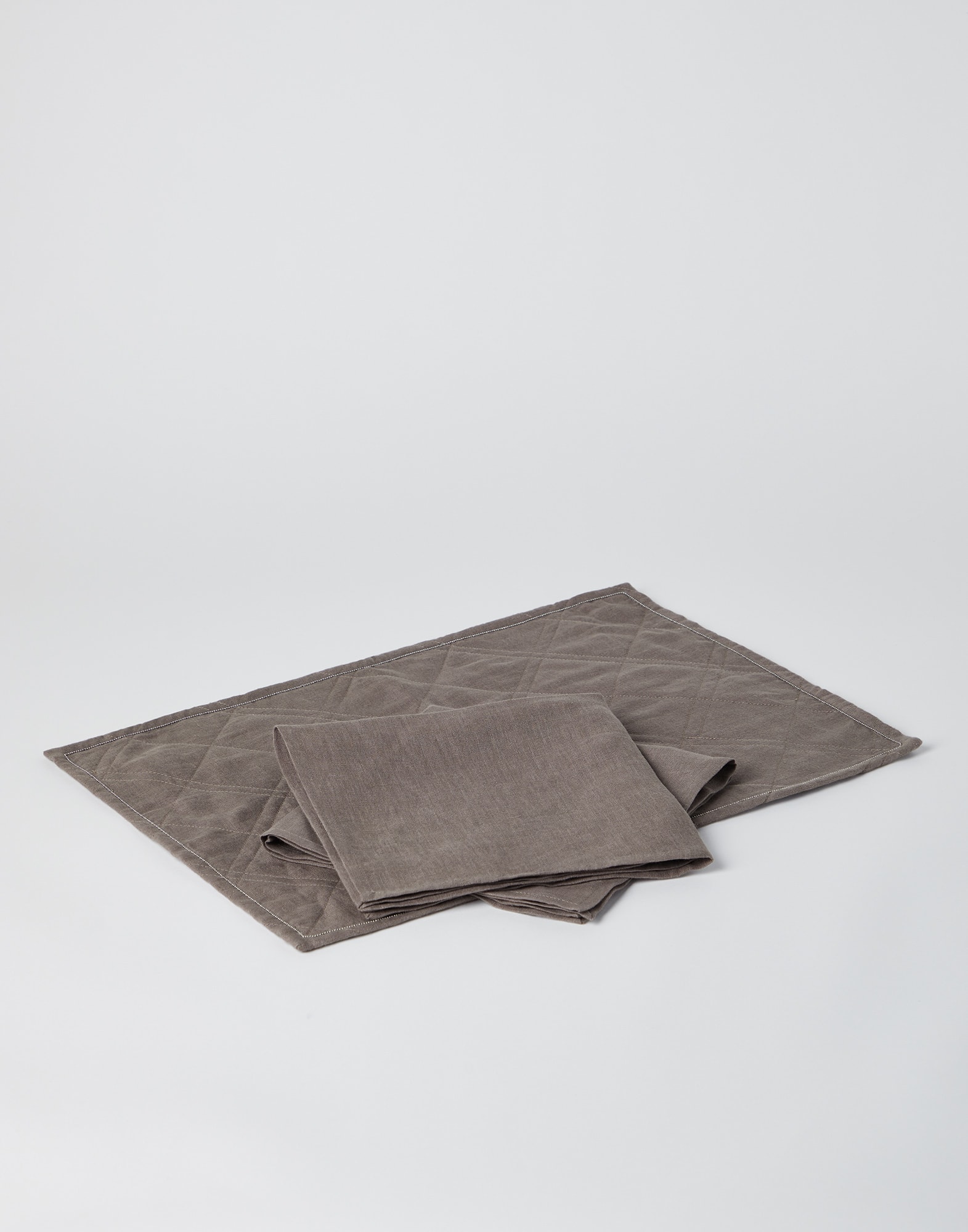 Placemat with two napkins Mauve Lifestyle - Brunello Cucinelli