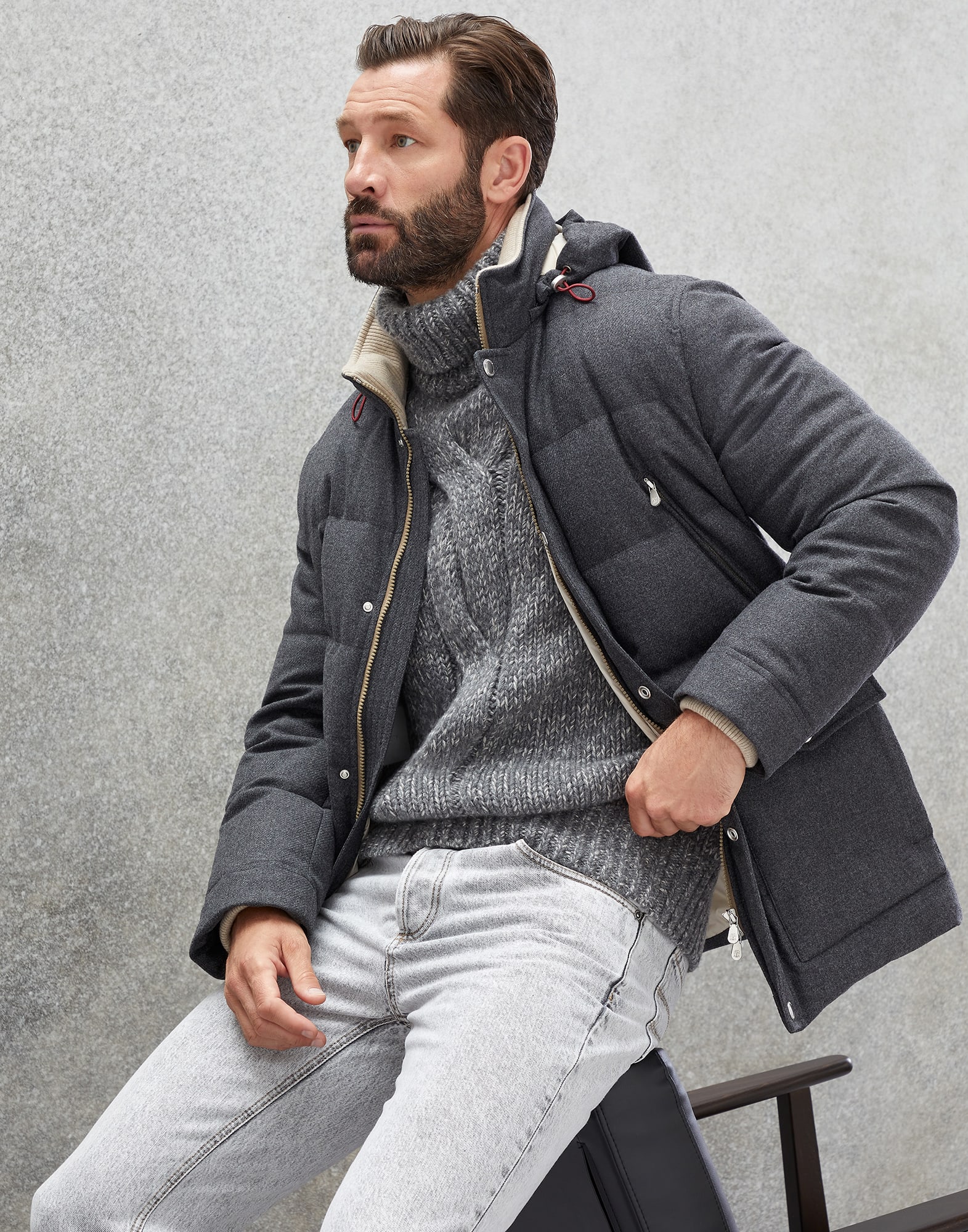 Down Jacket - Editorial view
