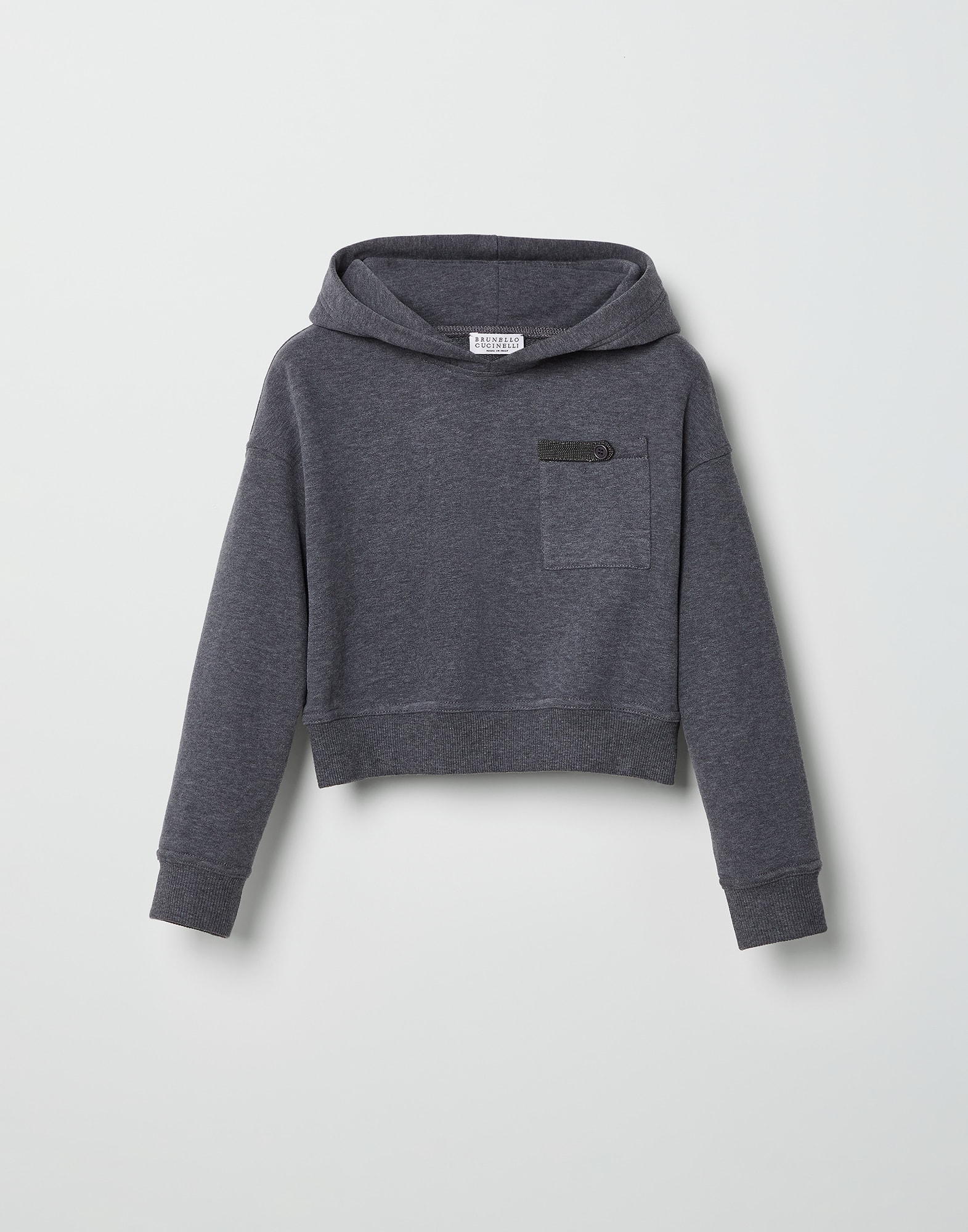 Smooth cotton French terry sweatshirt