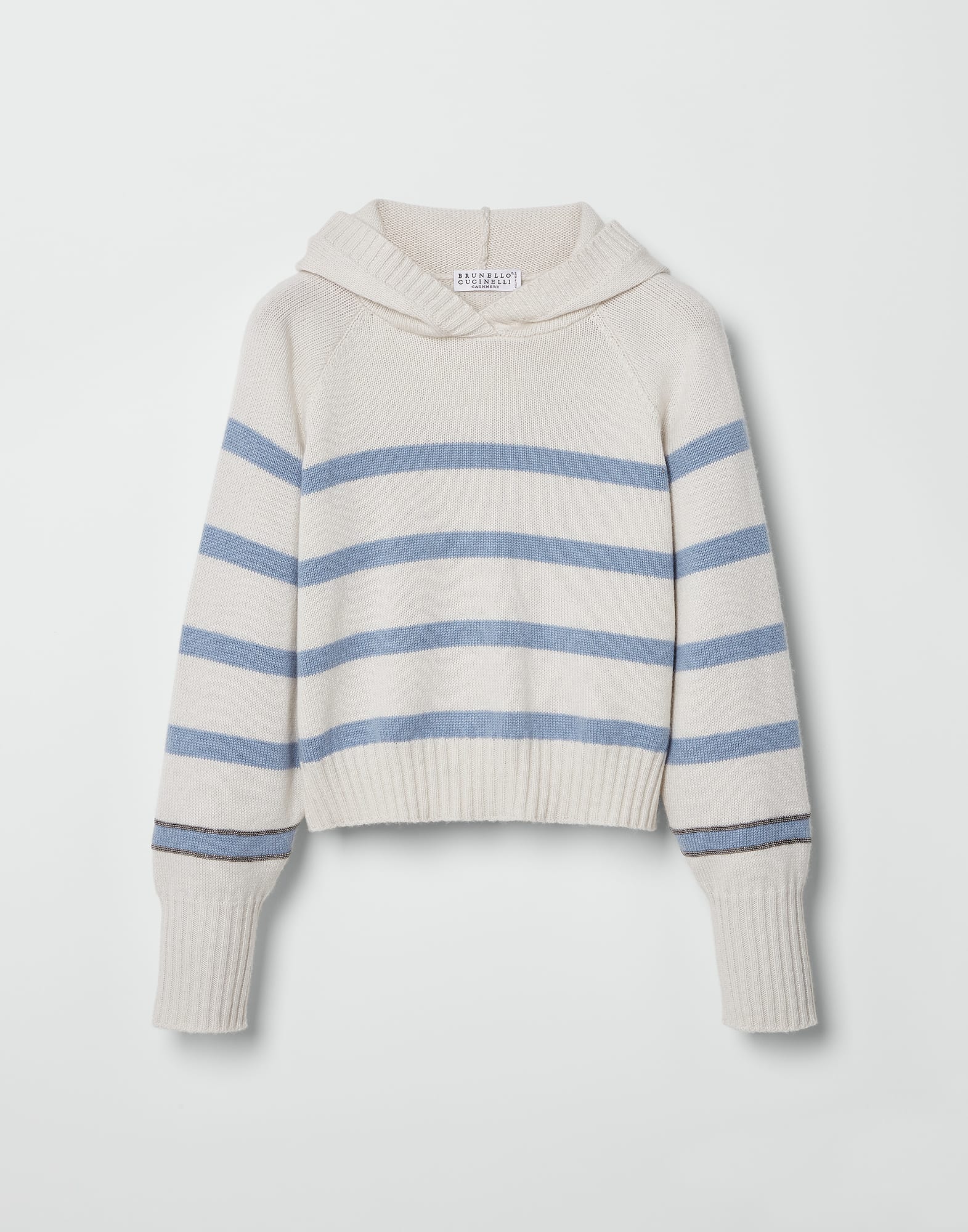 Cashmere sweater with hood White Girls - Brunello Cucinelli
