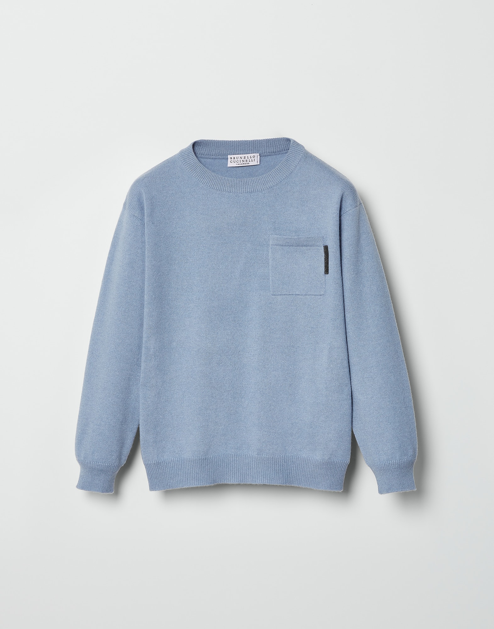Sweater with monili Azure Girls - Brunello Cucinelli