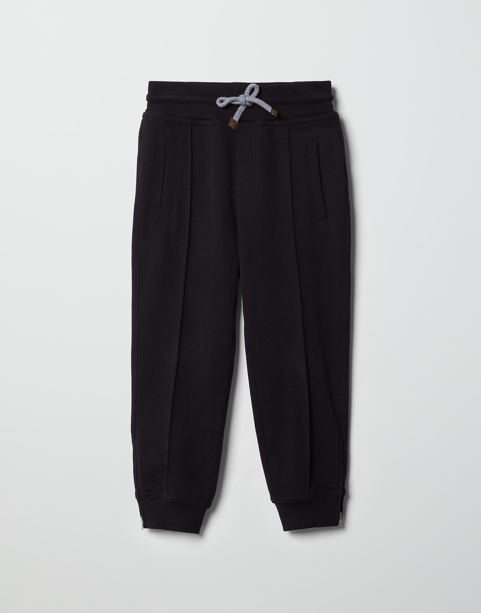 French terry trousers Black Boys - Brunello Cucinelli