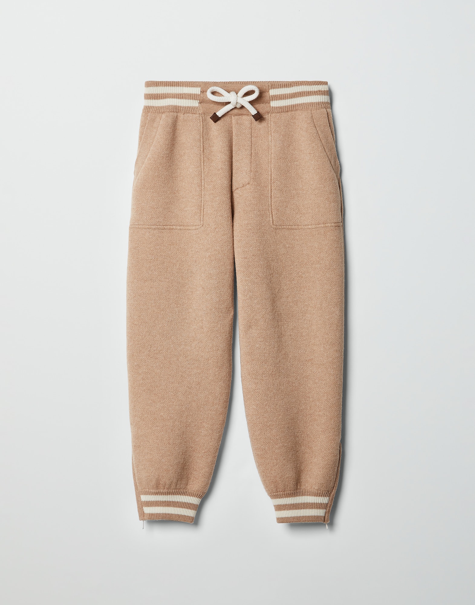 Cashmere sweatpants in beige - Brunello Cucinelli