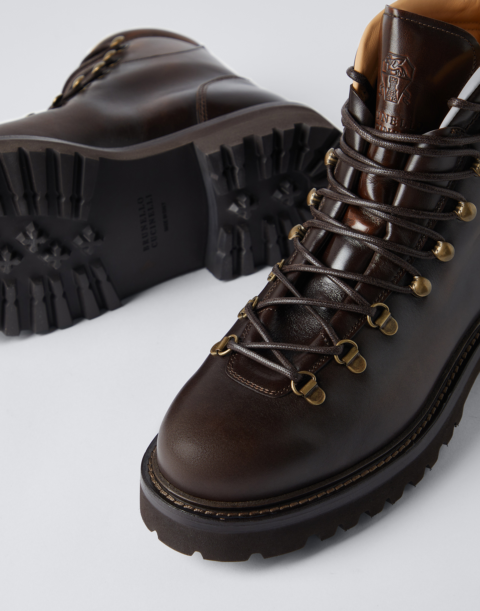 Mountain-style boot Brown Man - Brunello Cucinelli