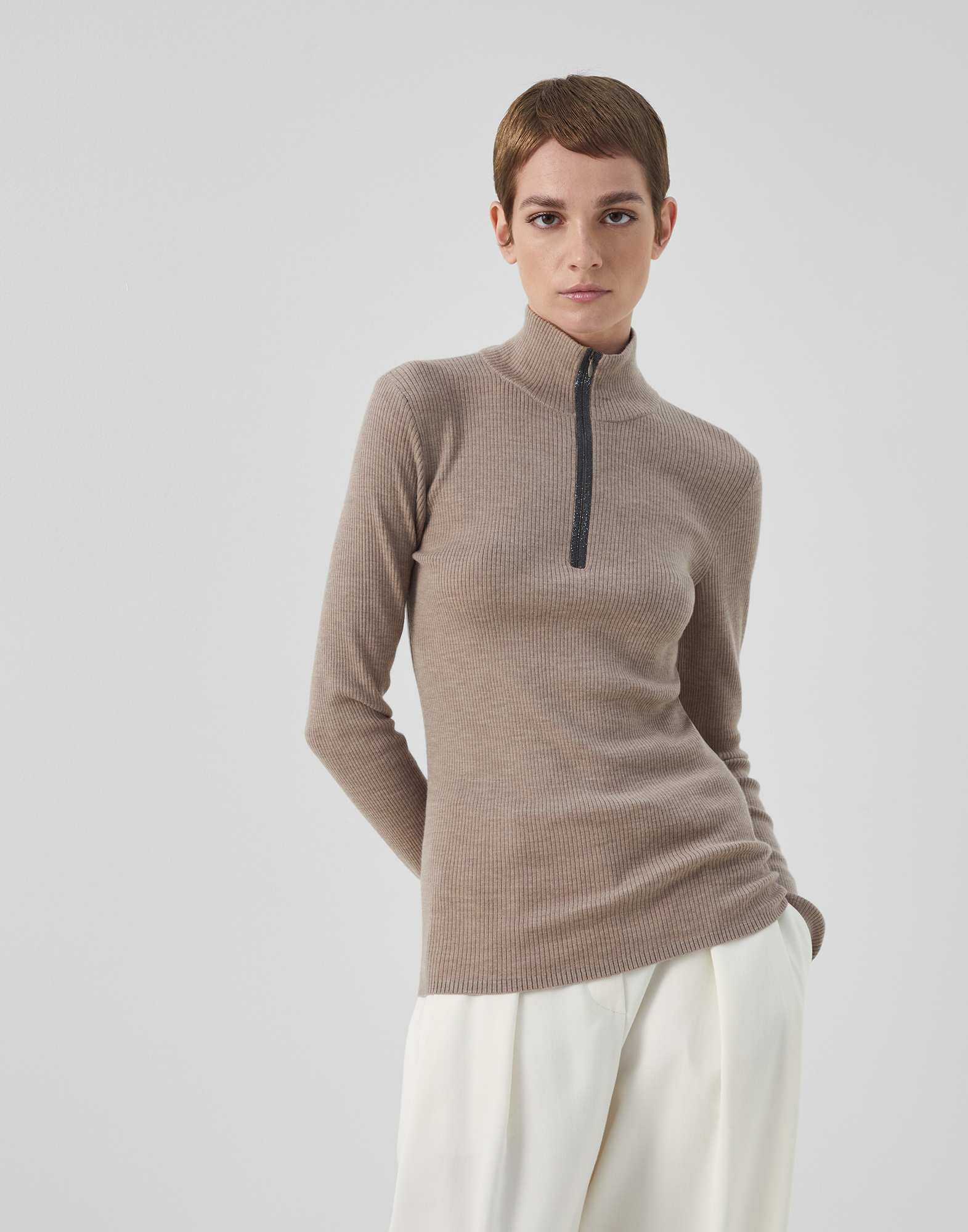 Brunello Cucinelli】lightweight sweater