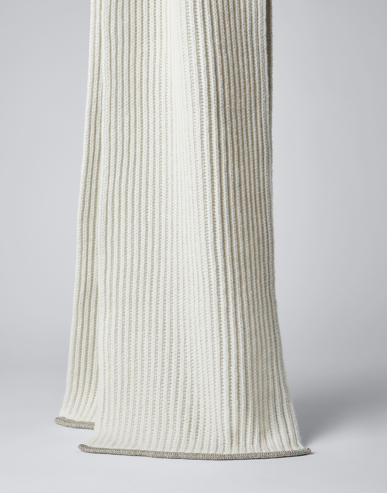 Cashmere knit scarf Snow Woman - Brunello Cucinelli