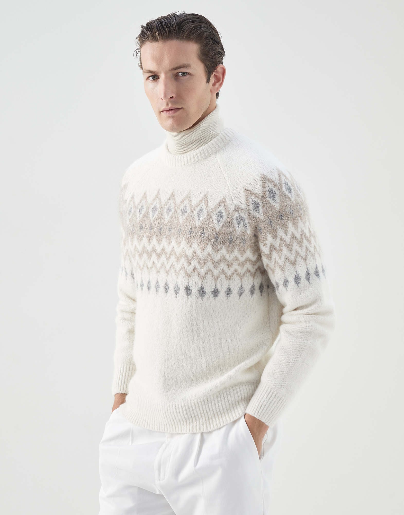 Studio Jacquard Crewneck - Men - Ready-to-Wear