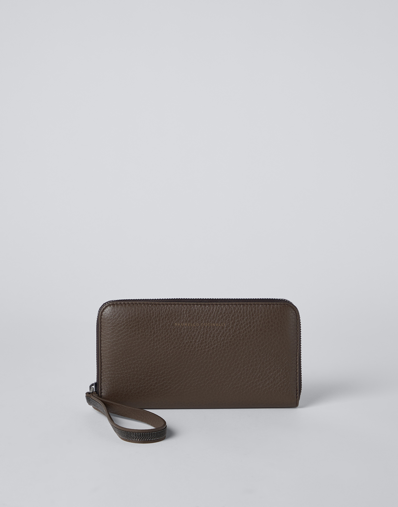Wallet with monili Rust Brown Woman - Brunello Cucinelli