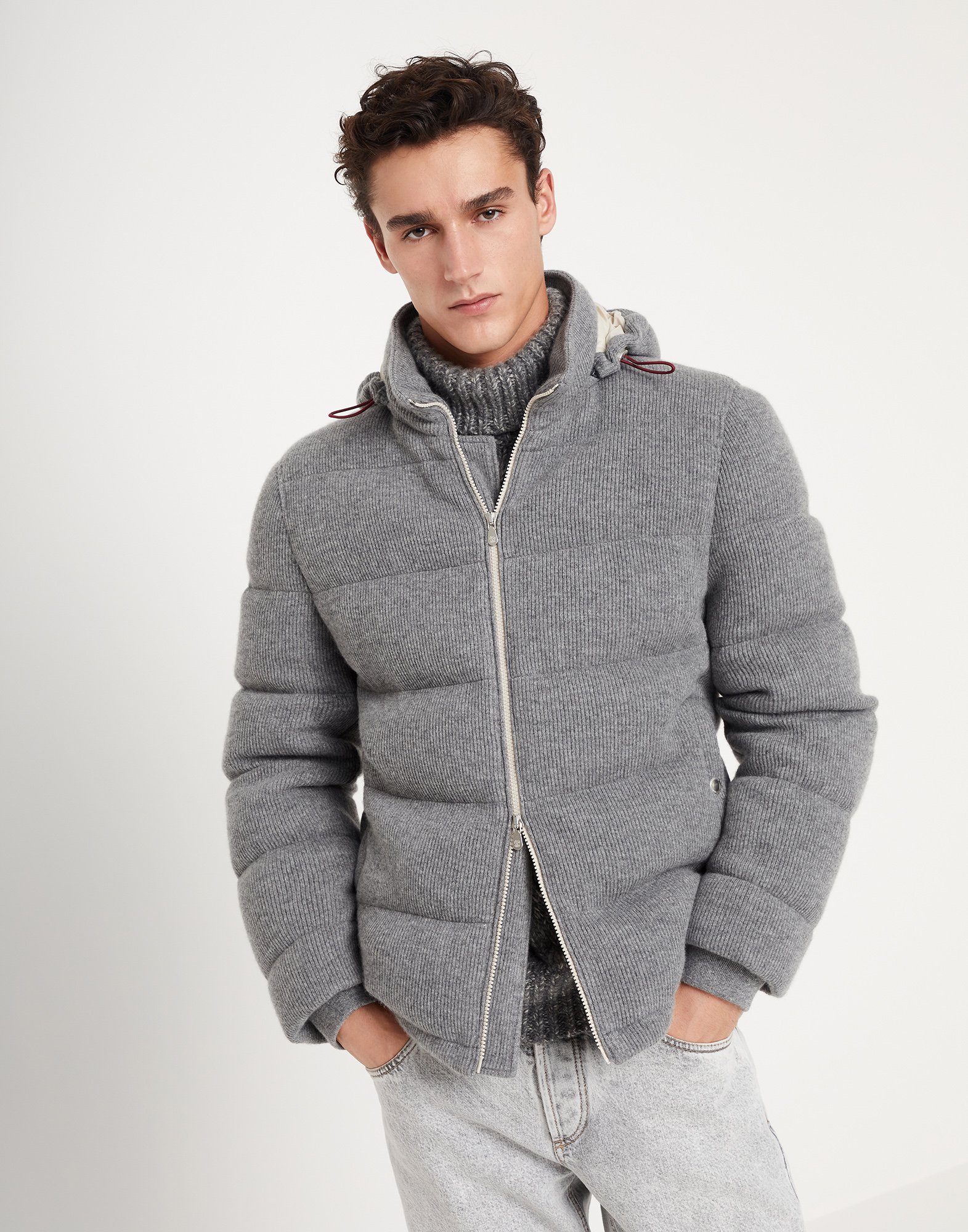 Brunello Cucinelli Cashmere Padded Jacket