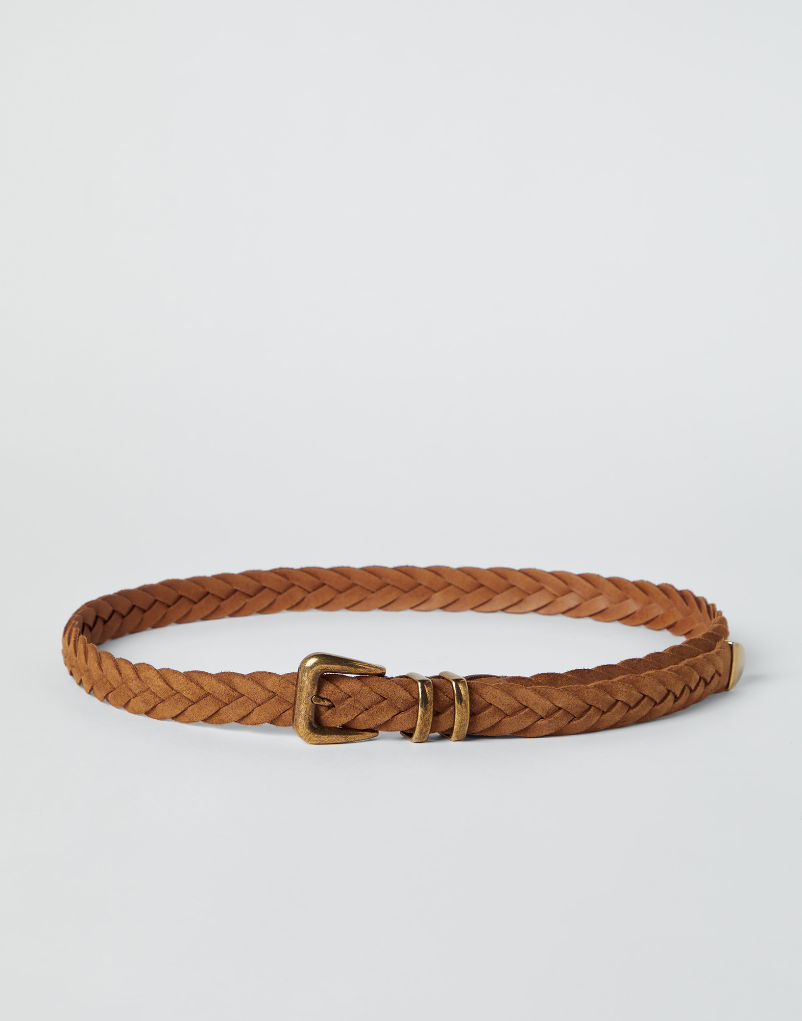 Calfskin belt Brown Man - Brunello Cucinelli