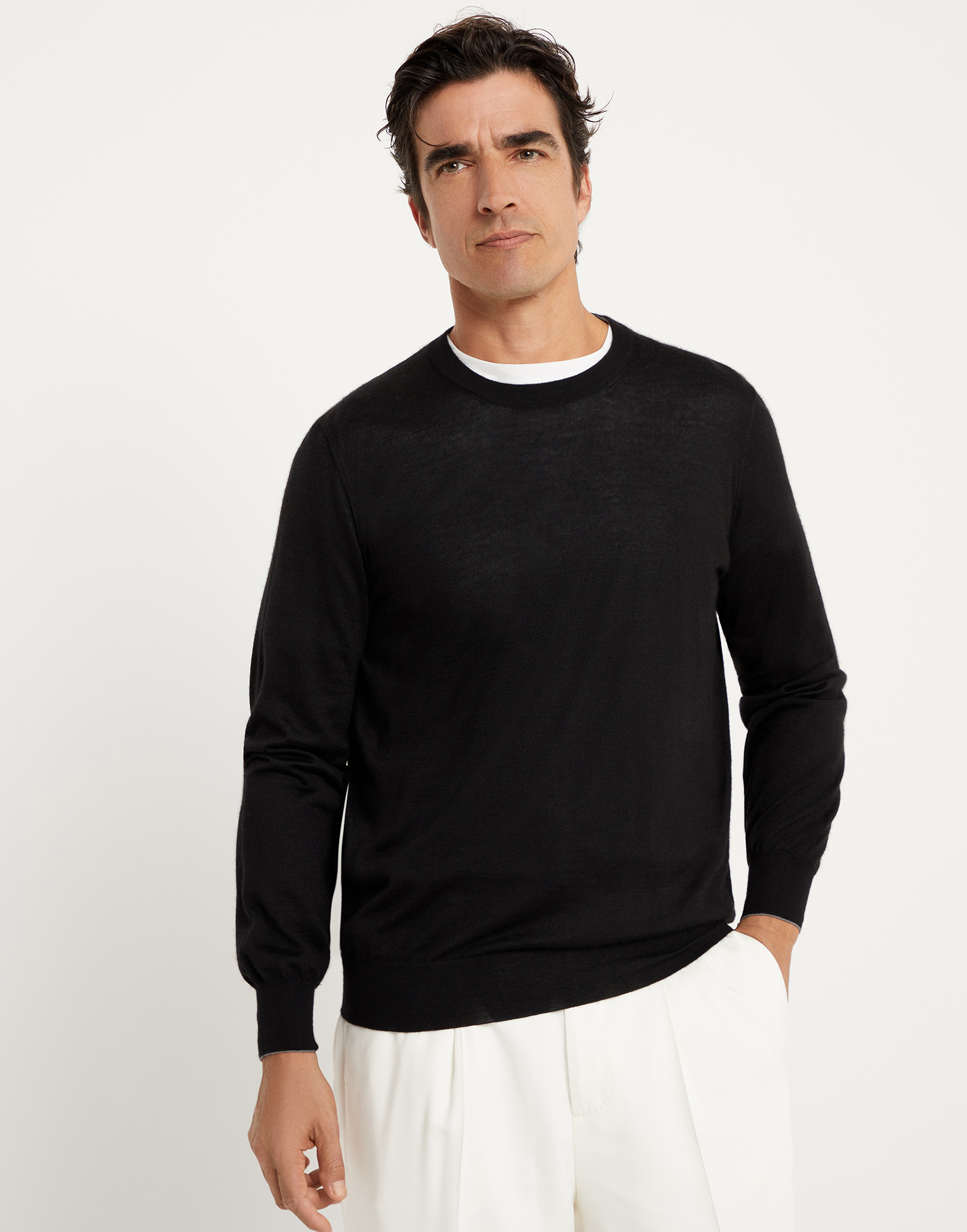 Lightweight sweater (241M2300100) for Man | Brunello Cucinelli